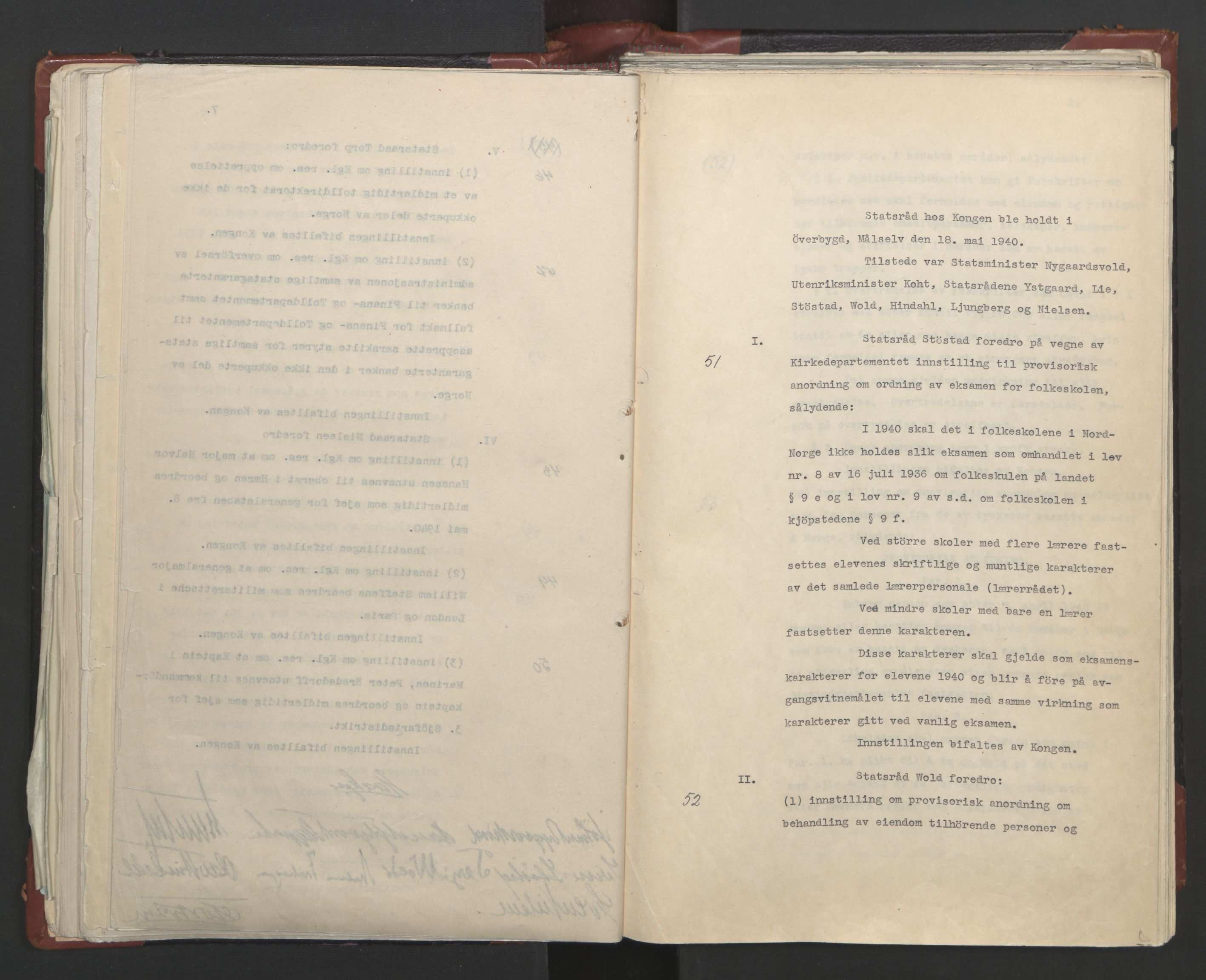 Statsrådssekretariatet, AV/RA-S-1001/A/Ac/L0122: Kgl. res. (9/4) 17/4 1940 -18/12 1942, 1940-1942, s. 63