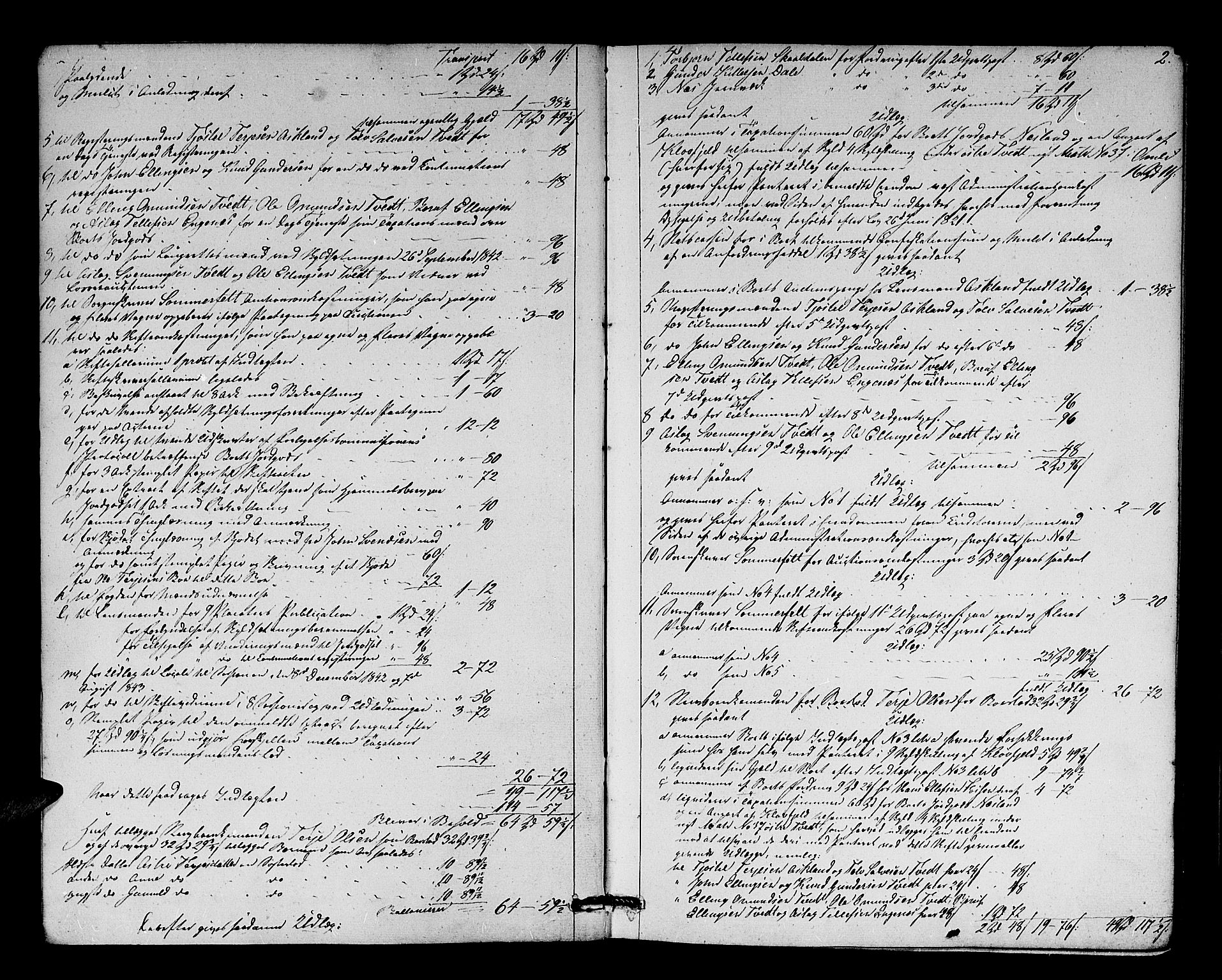 Østre Råbyggelag sorenskriveri, AV/SAK-1221-0016/H/Hc/L0032: Skifteutlodningsprotokoll nr 26, 1844-1852, s. 1b-2a