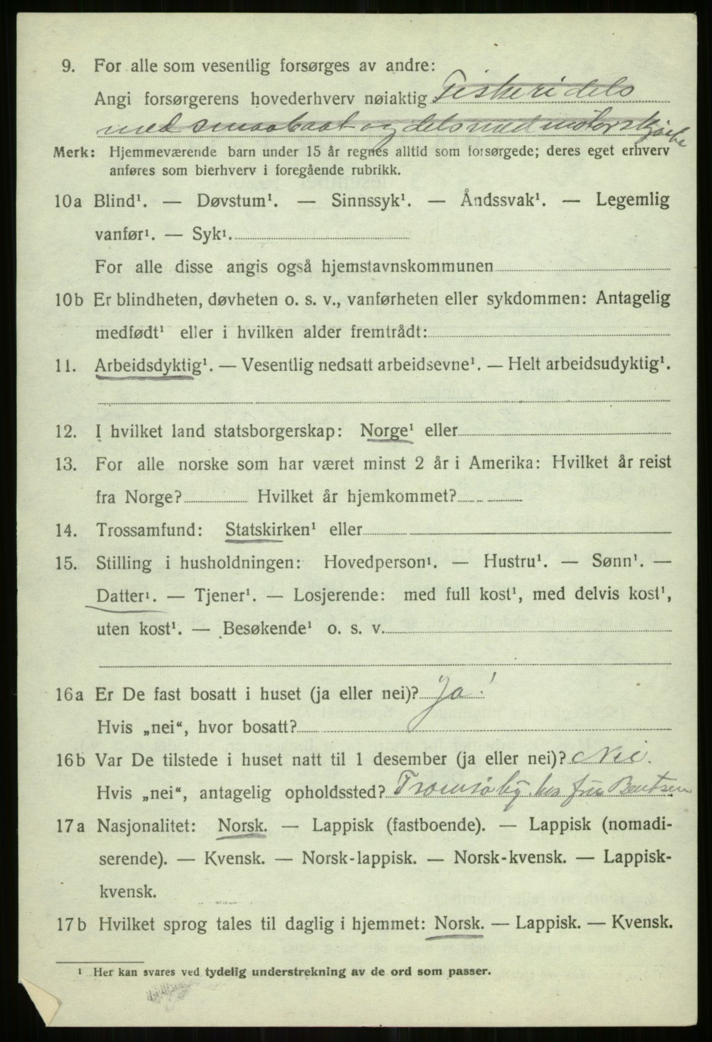 SATØ, Folketelling 1920 for 1935 Helgøy herred, 1920, s. 2022