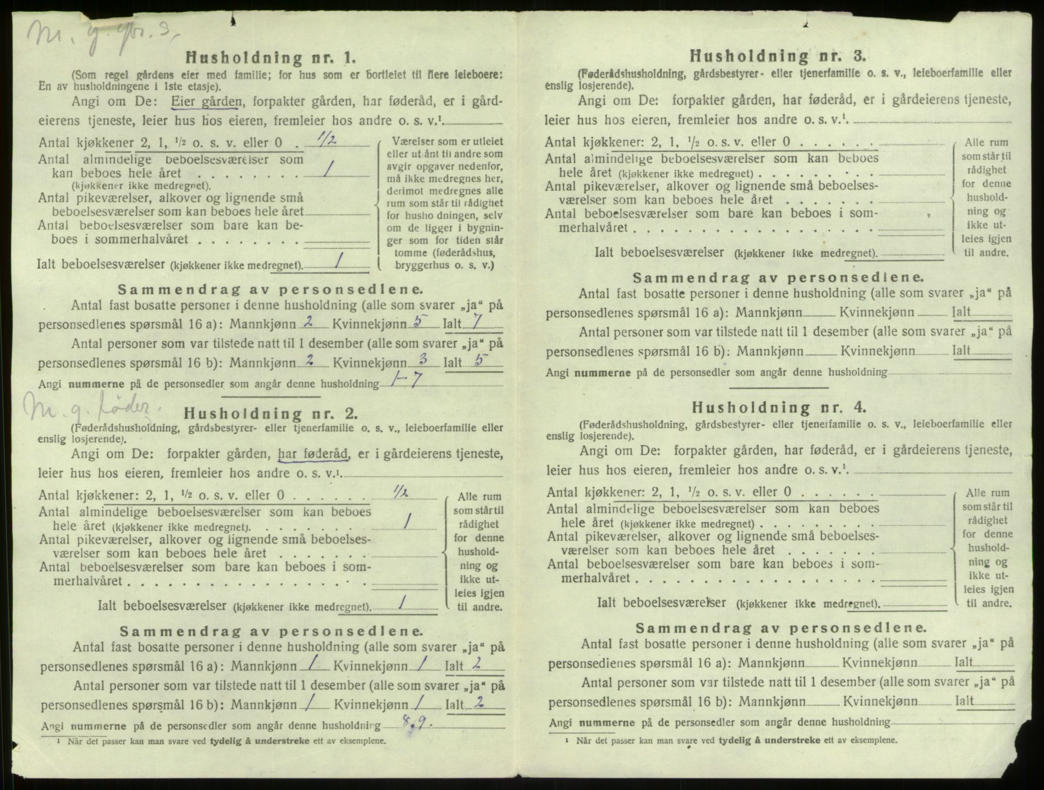 SAB, Folketelling 1920 for 1263 Lindås herred, 1920, s. 1426