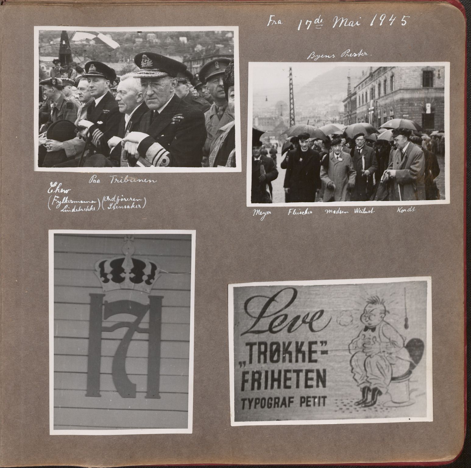 Jacobsen, Leon og Birgit, AV/SAB-SAB/PA-0607/U/Ua/L0006: Fotoalbum, 1940-1946, s. 6