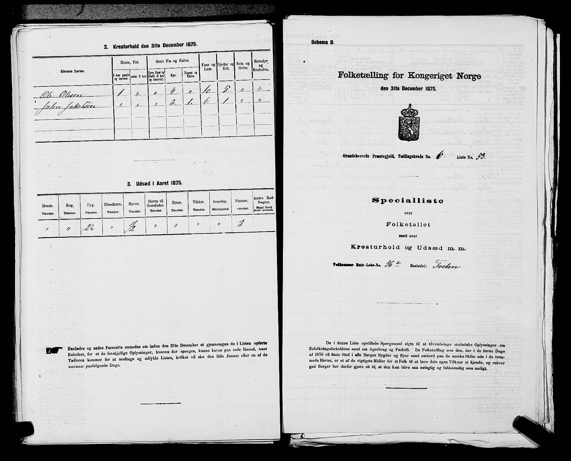 SAKO, Folketelling 1875 for 0824P Gransherad prestegjeld, 1875, s. 793