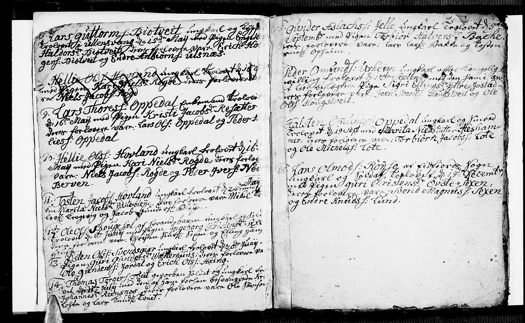 Ullensvang sokneprestembete, SAB/A-78701/H/Hab: Klokkerbok nr. A 1, 1779-1786, s. 2