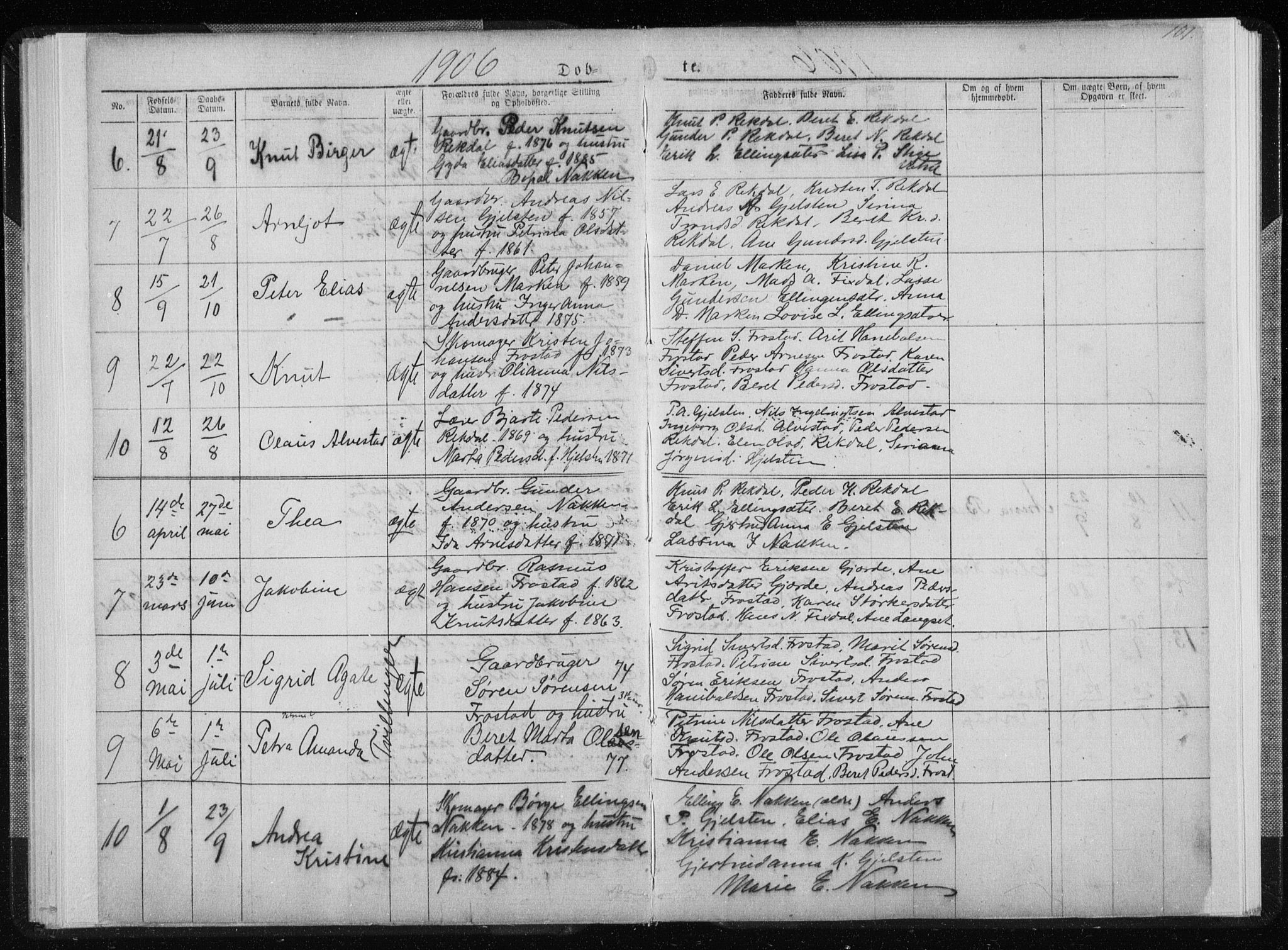 Ministerialprotokoller, klokkerbøker og fødselsregistre - Møre og Romsdal, SAT/A-1454/540/L0541: Klokkerbok nr. 540C01, 1867-1920, s. 101