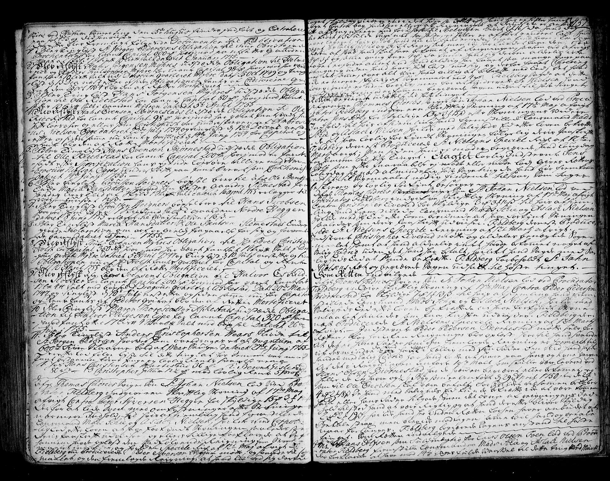 Lier, Røyken og Hurum sorenskriveri, AV/SAKO-A-89/F/Fa/L0052: Tingbok, 1748-1755, s. 457