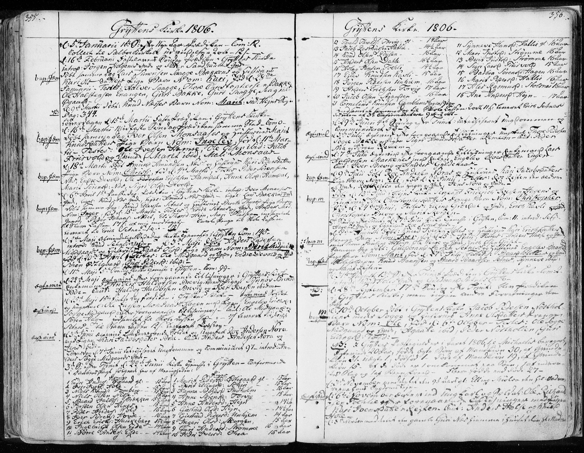 Ministerialprotokoller, klokkerbøker og fødselsregistre - Møre og Romsdal, AV/SAT-A-1454/544/L0569: Ministerialbok nr. 544A02, 1764-1806, s. 355-356
