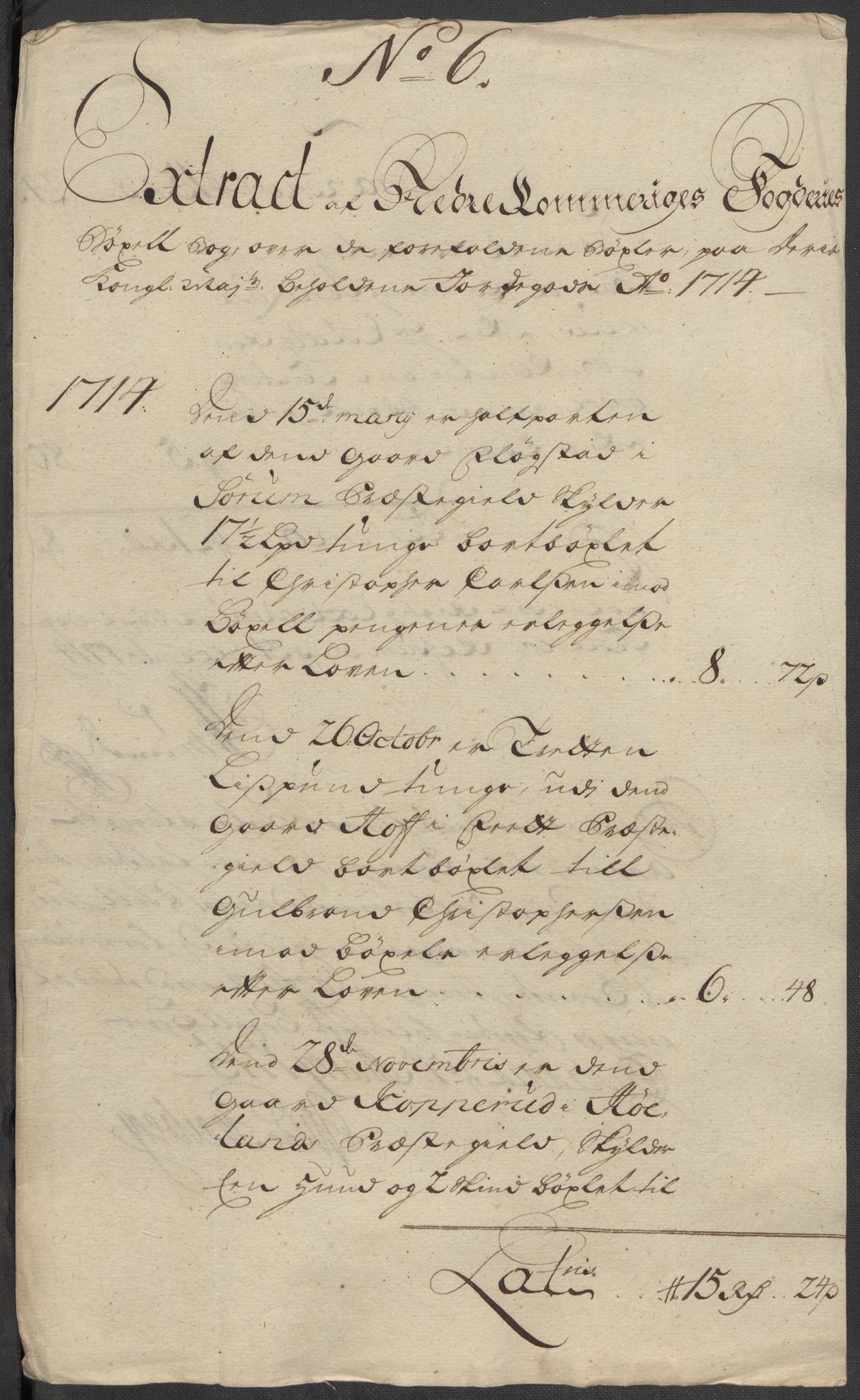 Rentekammeret inntil 1814, Reviderte regnskaper, Fogderegnskap, RA/EA-4092/R11/L0596: Fogderegnskap Nedre Romerike, 1714, s. 126
