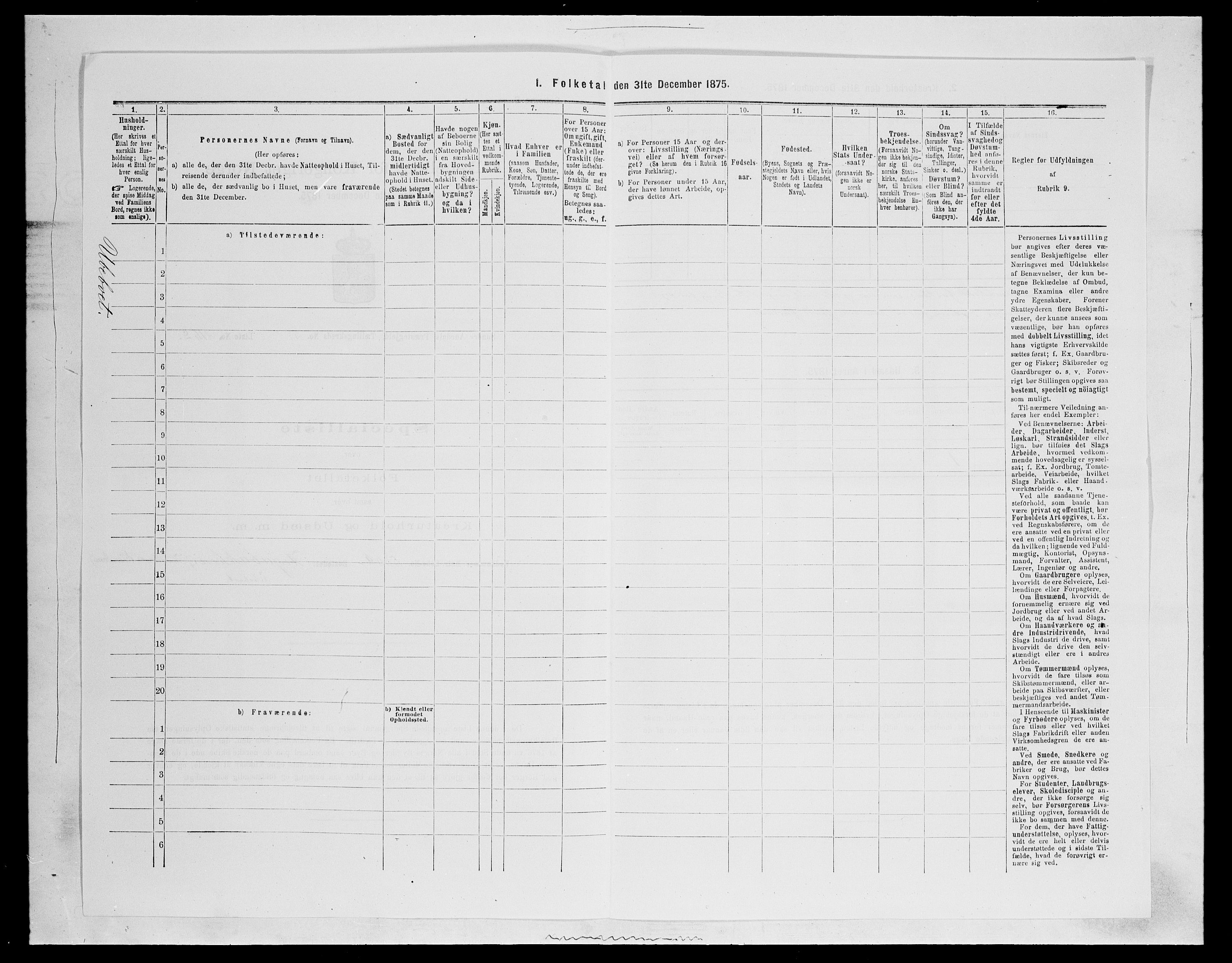 SAH, Folketelling 1875 for 0540P Sør-Aurdal prestegjeld, 1875, s. 978