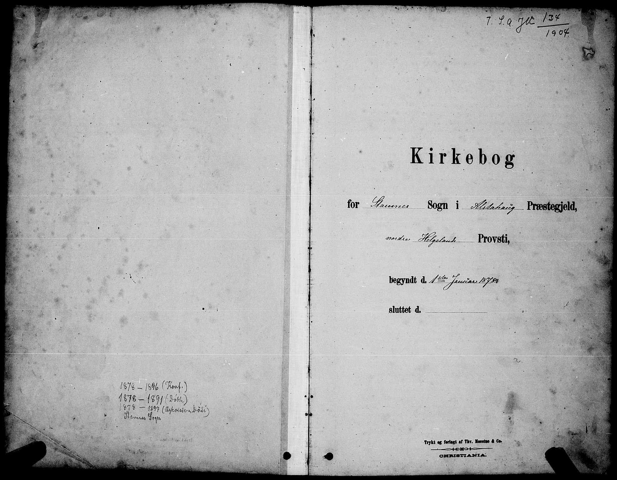 Ministerialprotokoller, klokkerbøker og fødselsregistre - Nordland, SAT/A-1459/831/L0477: Klokkerbok nr. 831C04, 1878-1897