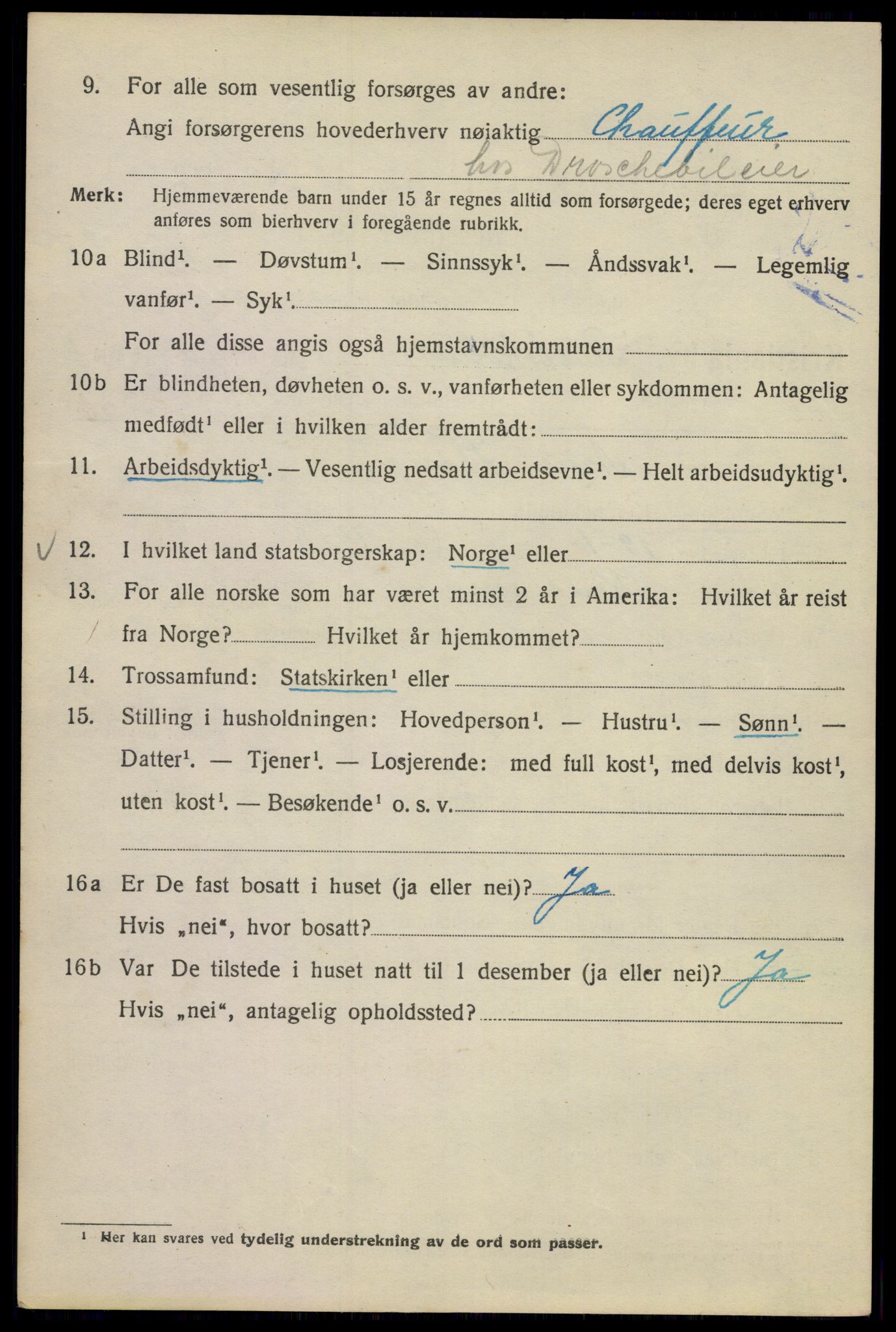 SAO, Folketelling 1920 for 0301 Kristiania kjøpstad, 1920, s. 470182