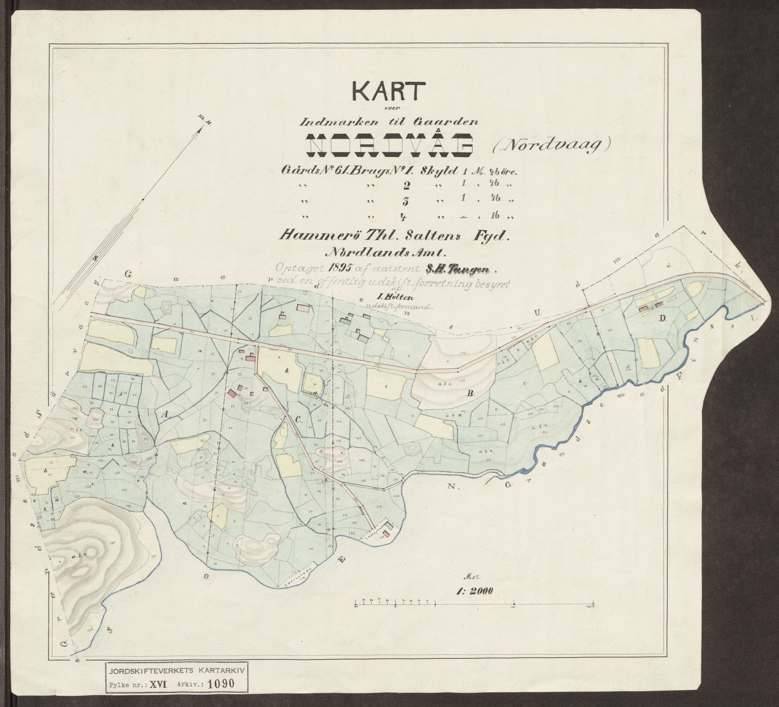 Jordskifteverkets kartarkiv, AV/RA-S-3929/T, 1859-1988, s. 1250