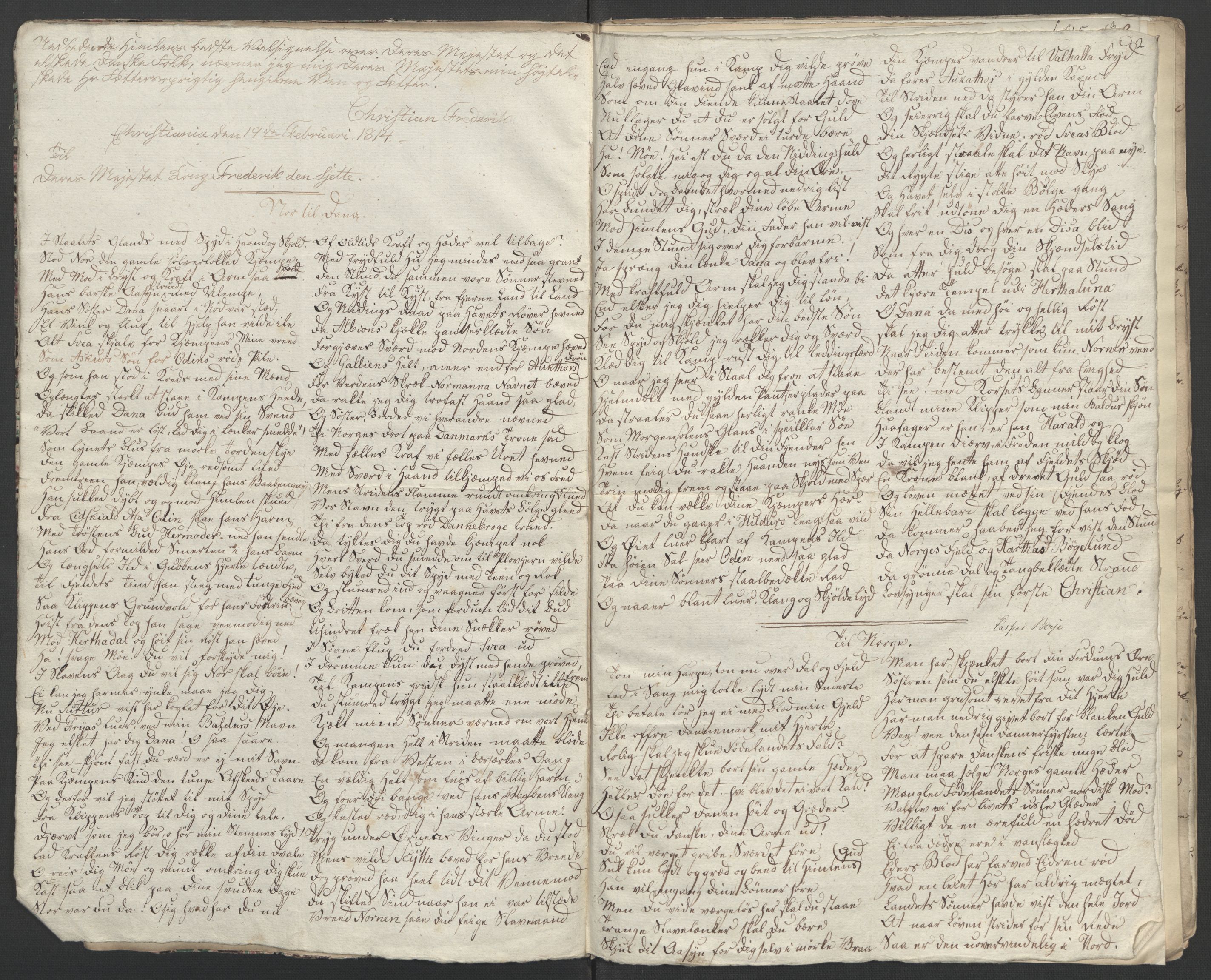 Faye, Andreas, RA/PA-0015/F/Fh/L0028/0007: -- / Documenter vedk. begivenhedene i Norge 1814, deriblandt actstykkene vedk. Carsten Ankers sendelse og hans depescher, s. 5