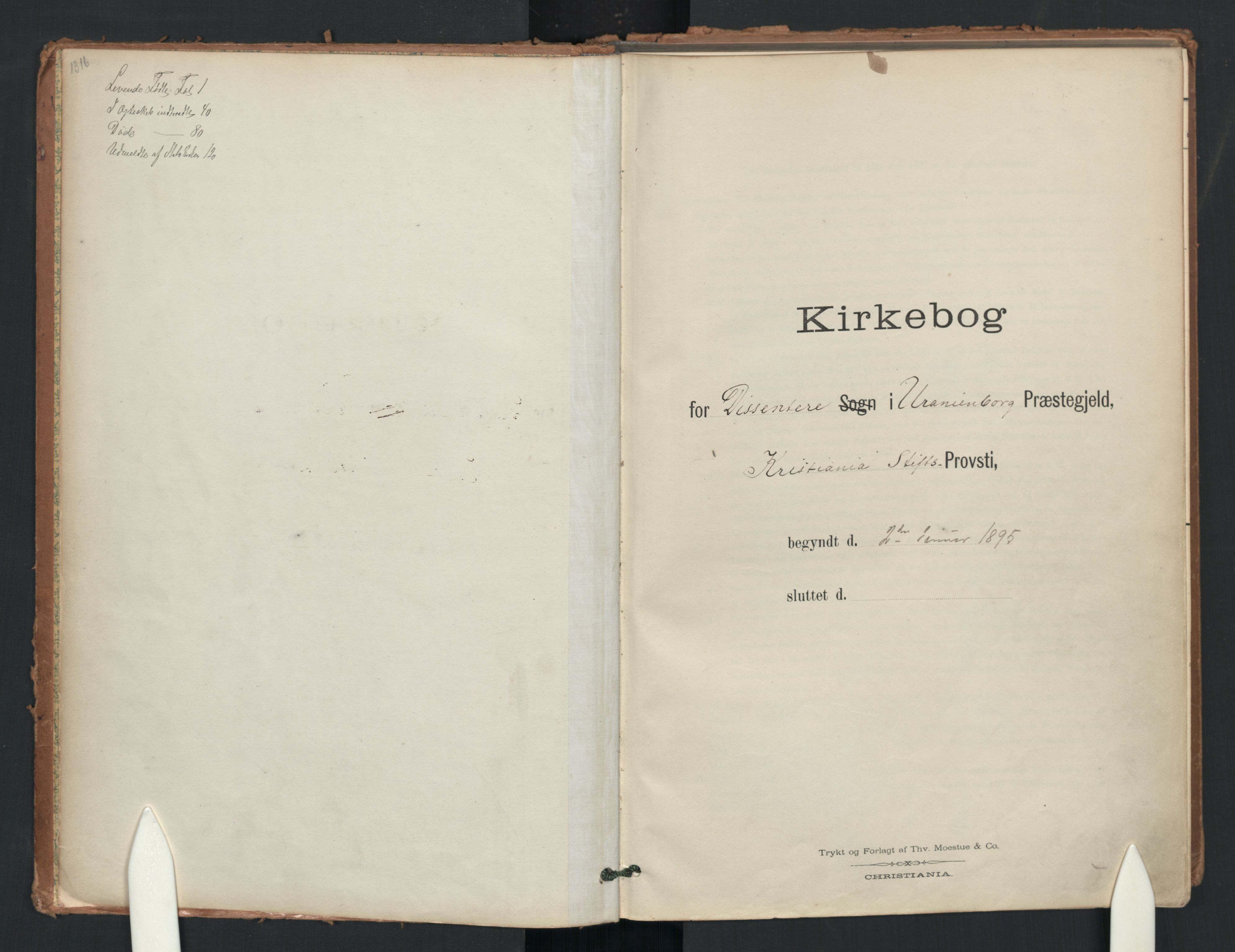 Uranienborg prestekontor Kirkebøker, SAO/A-10877/F/Fa/L0006: Ministerialbok nr. 6, 1894-1935
