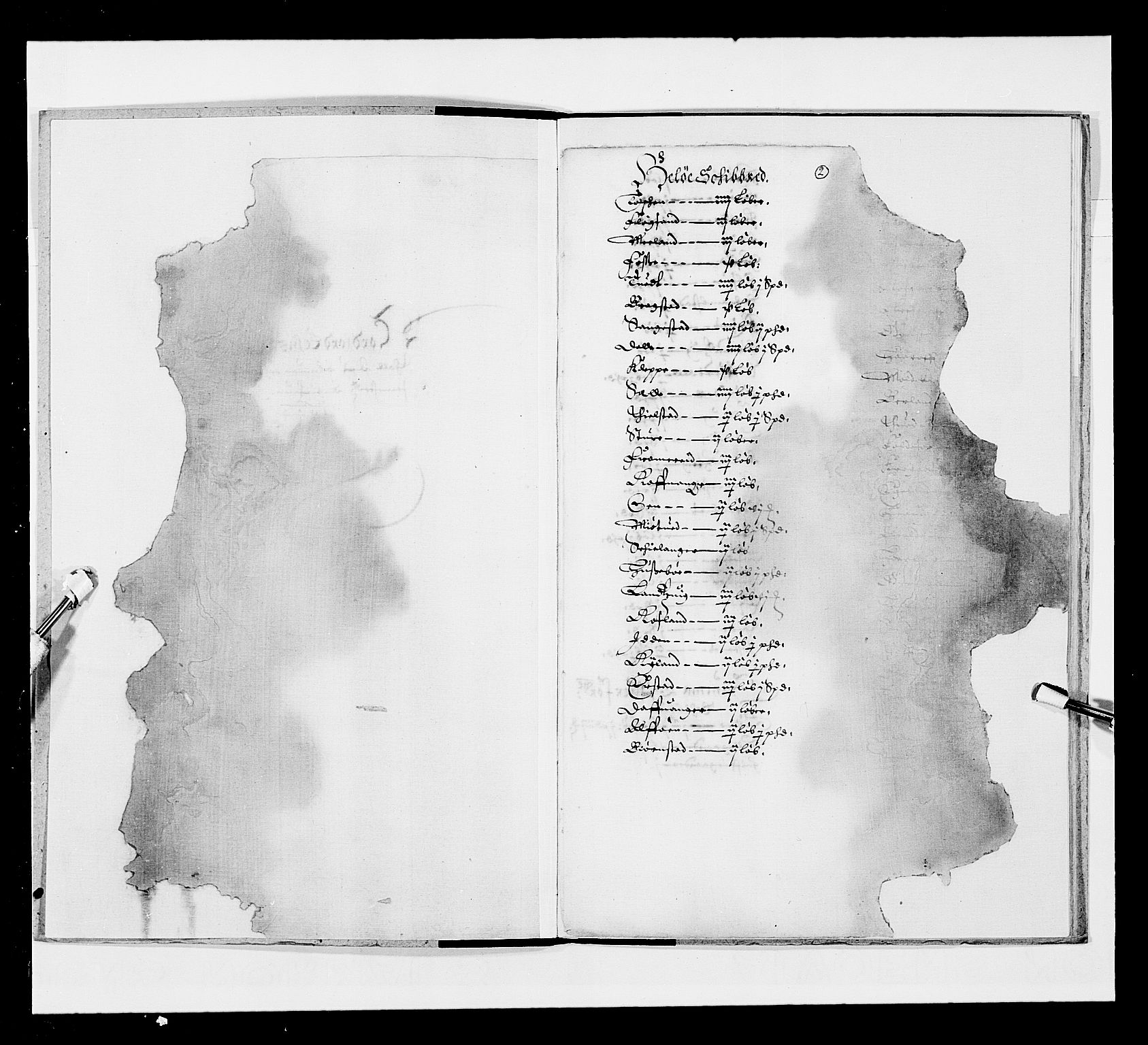 Stattholderembetet 1572-1771, RA/EA-2870/Ek/L0024/0001: Jordebøker 1633-1658: / Jordebøker for Bergenhus len, 1644, s. 9