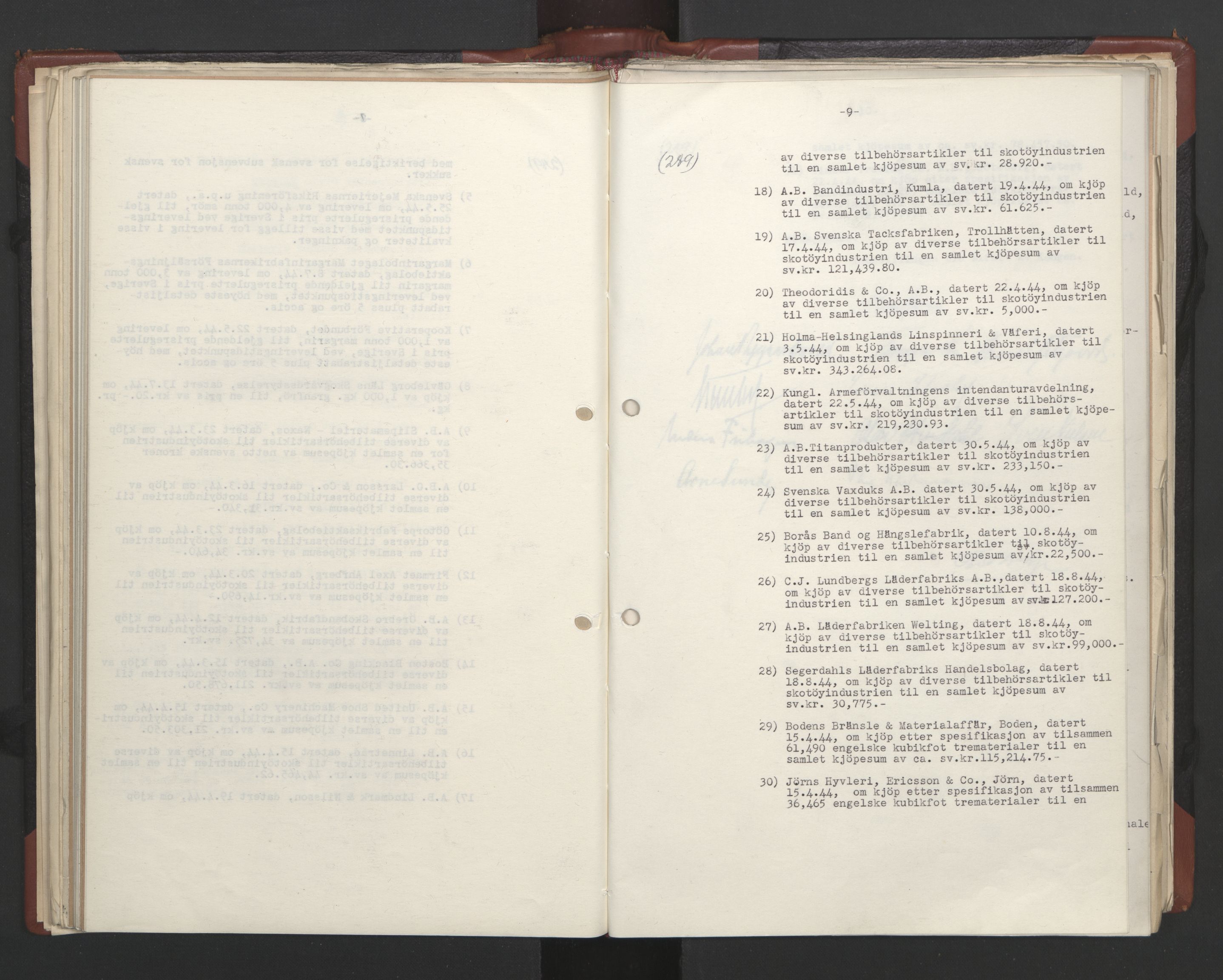 Statsrådssekretariatet, AV/RA-S-1001/A/Ac/L0125: Kgl. res. 21/7-15/12, 1944, s. 126