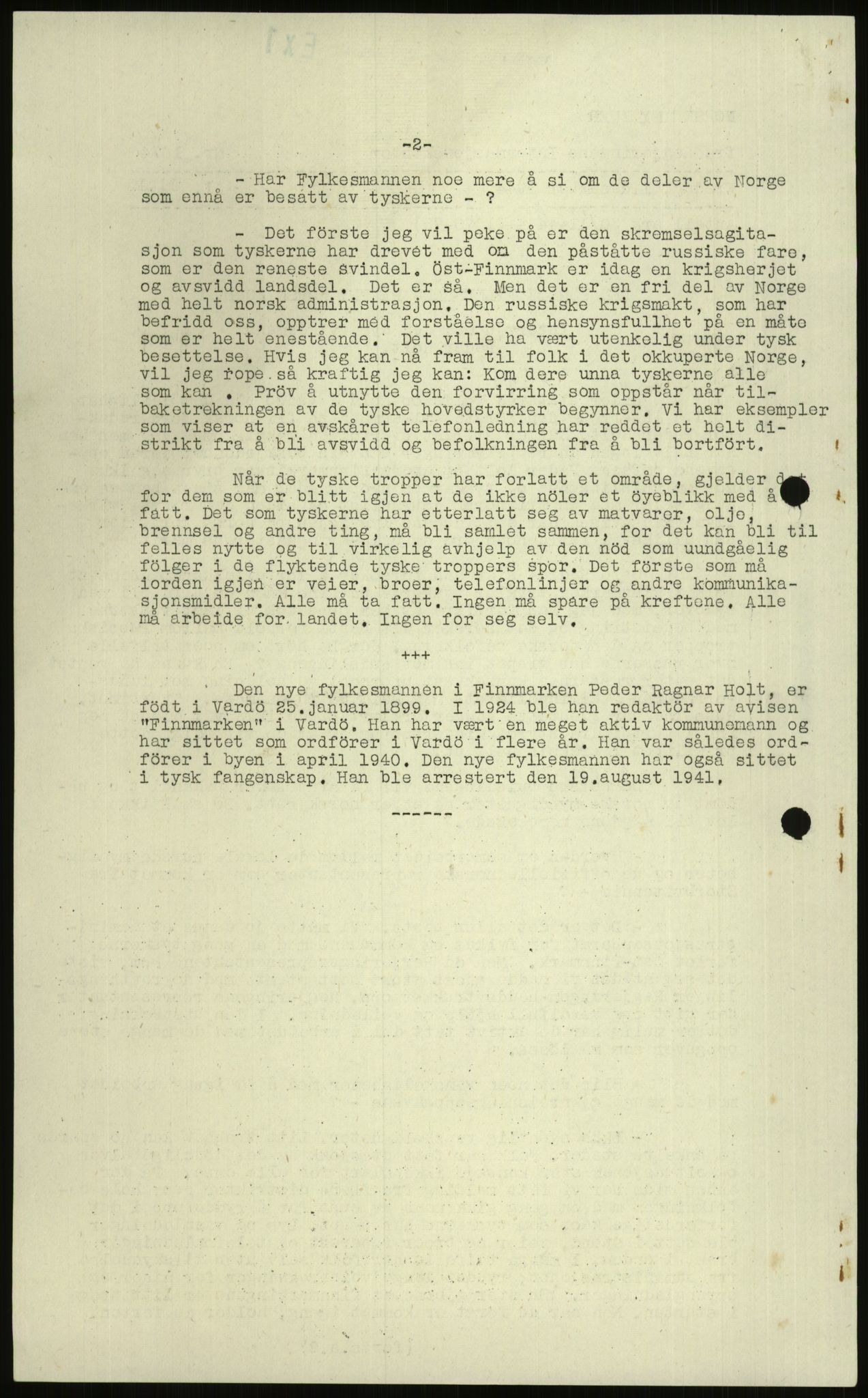 Kommunaldepartementet, Den alminnelige avdeling, AV/RA-S-1437/F/Fe, 1944-1945, s. 4