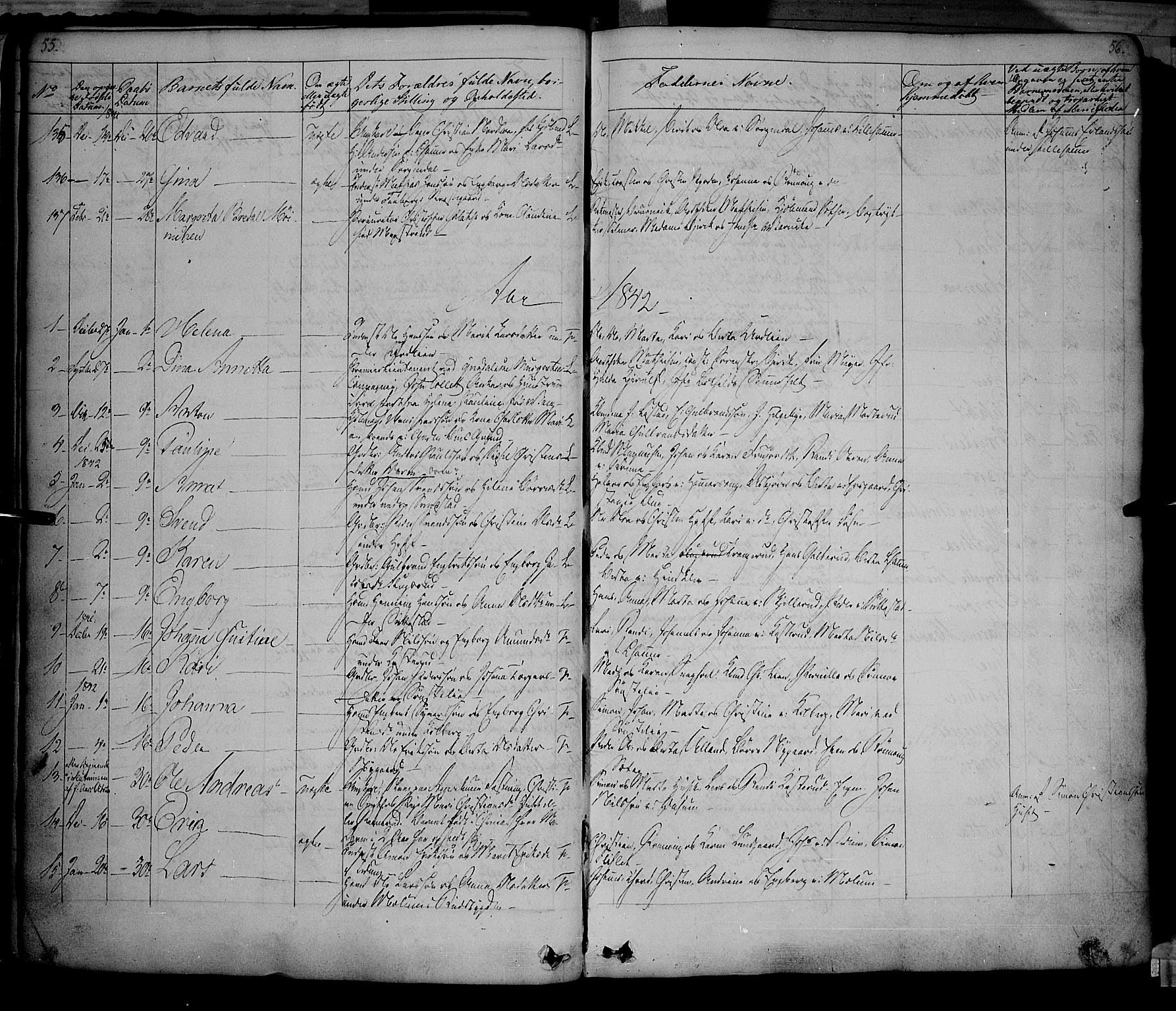Fåberg prestekontor, AV/SAH-PREST-086/H/Ha/Haa/L0005: Ministerialbok nr. 5, 1836-1854, s. 55-56