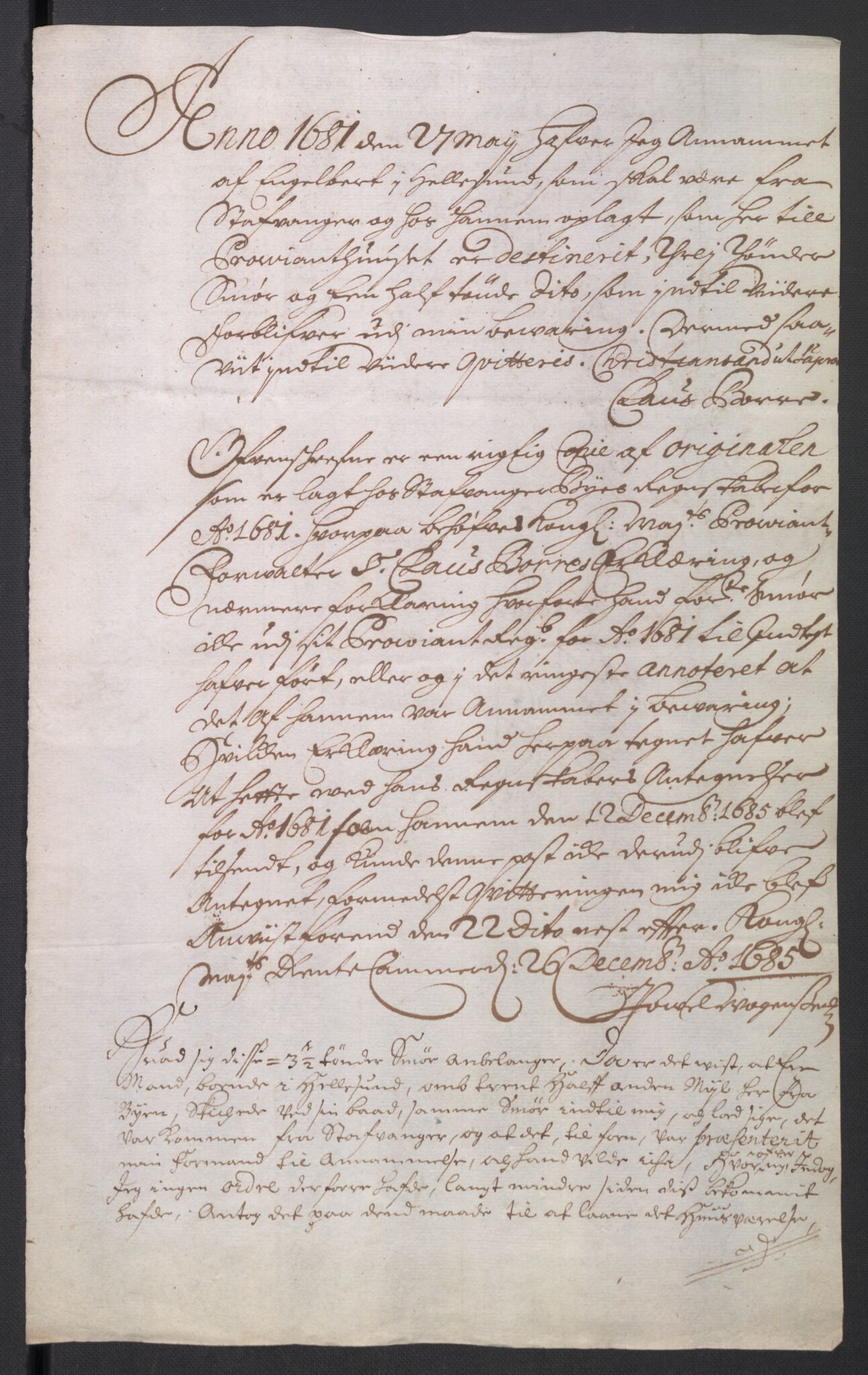 Rentekammeret inntil 1814, Reviderte regnskaper, Byregnskaper, AV/RA-EA-4066/R/Ro/L0301: [O3] Kontribusjonsregnskap, 1679-1684, s. 218