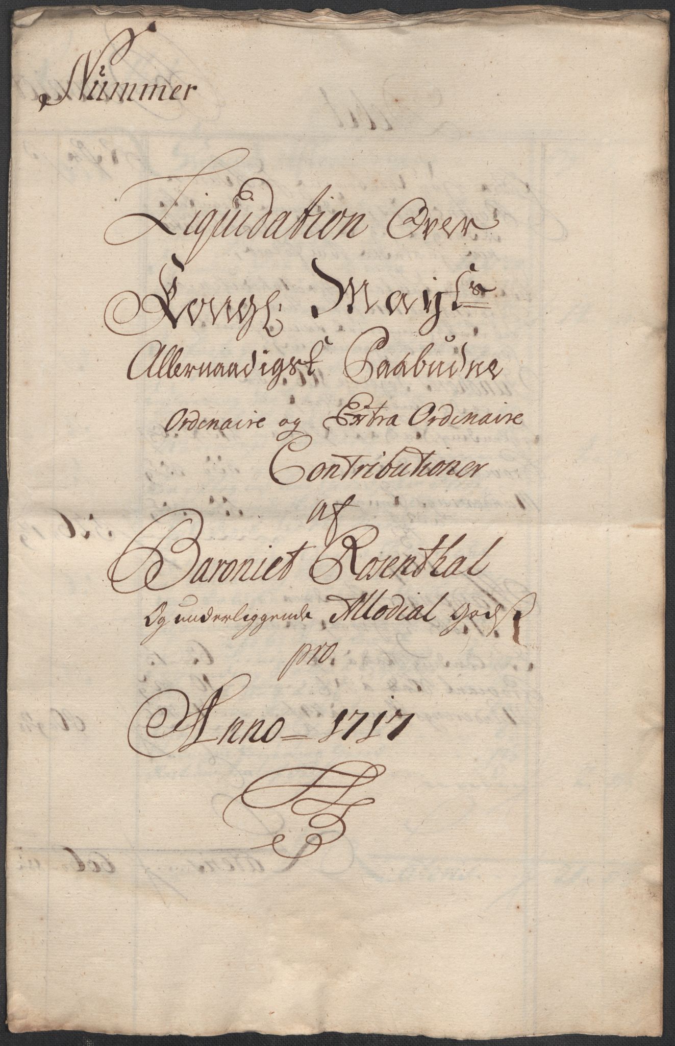 Rentekammeret inntil 1814, Reviderte regnskaper, Fogderegnskap, AV/RA-EA-4092/R49/L3139: Fogderegnskap Rosendal Baroni, 1715-1717, s. 253