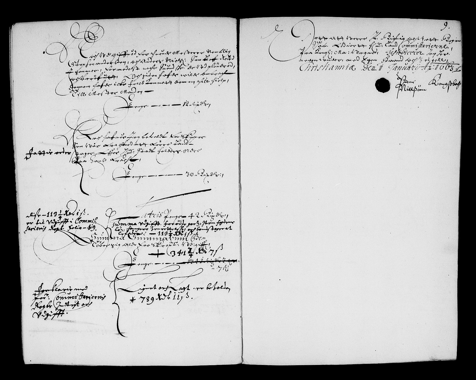 Rentekammeret inntil 1814, Reviderte regnskaper, Stiftamtstueregnskaper, Landkommissariatet på Akershus og Akershus stiftamt, RA/EA-5869/R/Ra/L0010: Landkommissariatet på Akershus, 1662