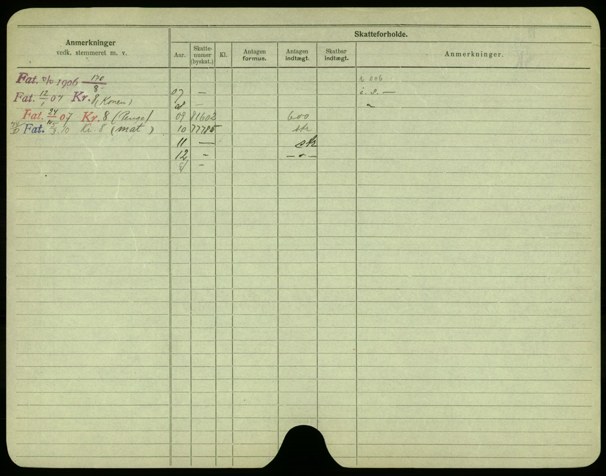 Oslo folkeregister, Registerkort, SAO/A-11715/F/Fa/Fac/L0005: Menn, 1906-1914, s. 724b