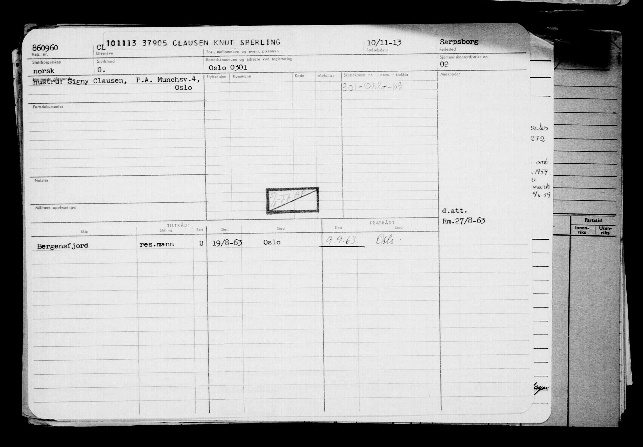 Direktoratet for sjømenn, AV/RA-S-3545/G/Gb/L0116: Hovedkort, 1913, s. 472