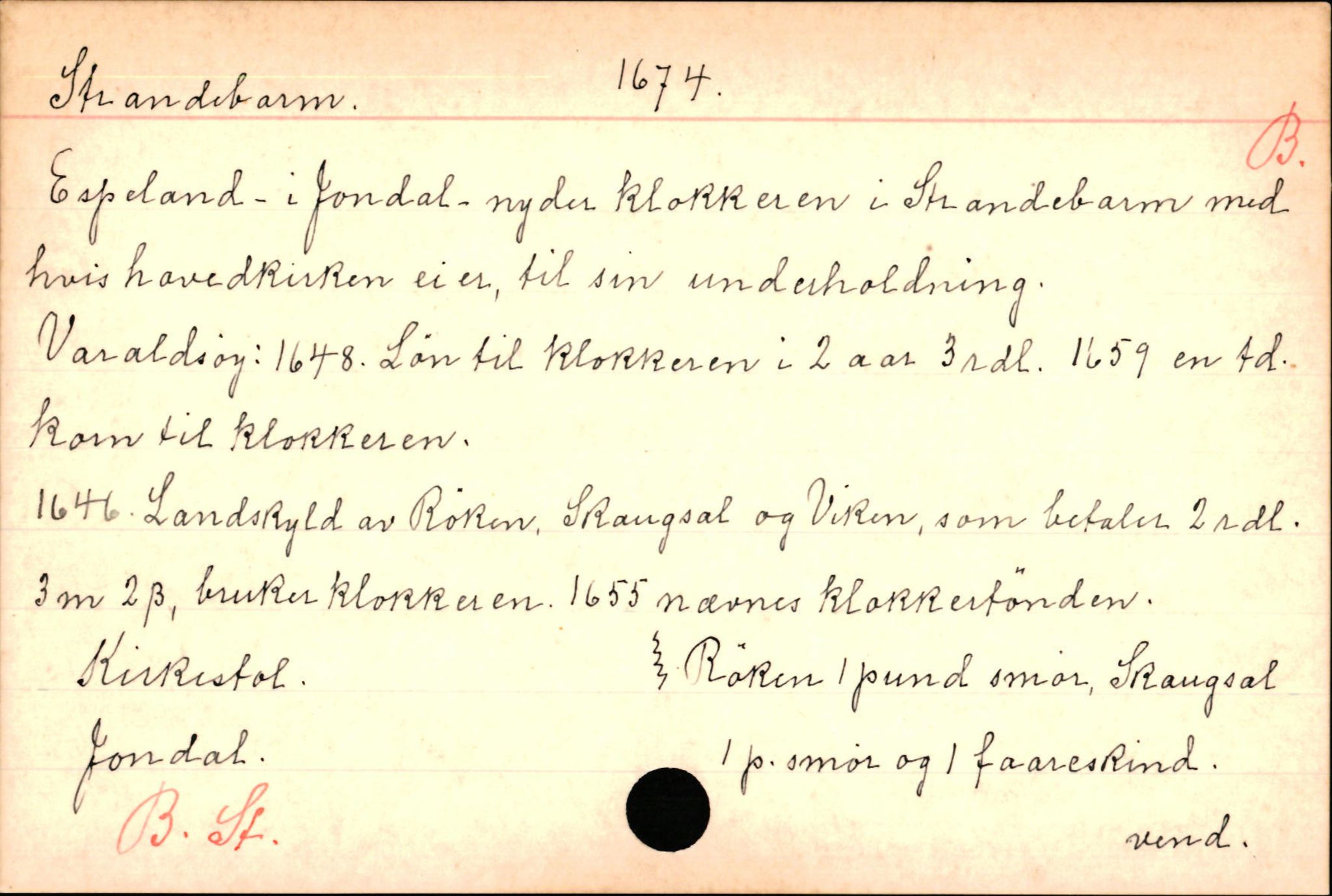 Haugen, Johannes - lærer, AV/SAB-SAB/PA-0036/01/L0001: Om klokkere og lærere, 1521-1904, s. 3273
