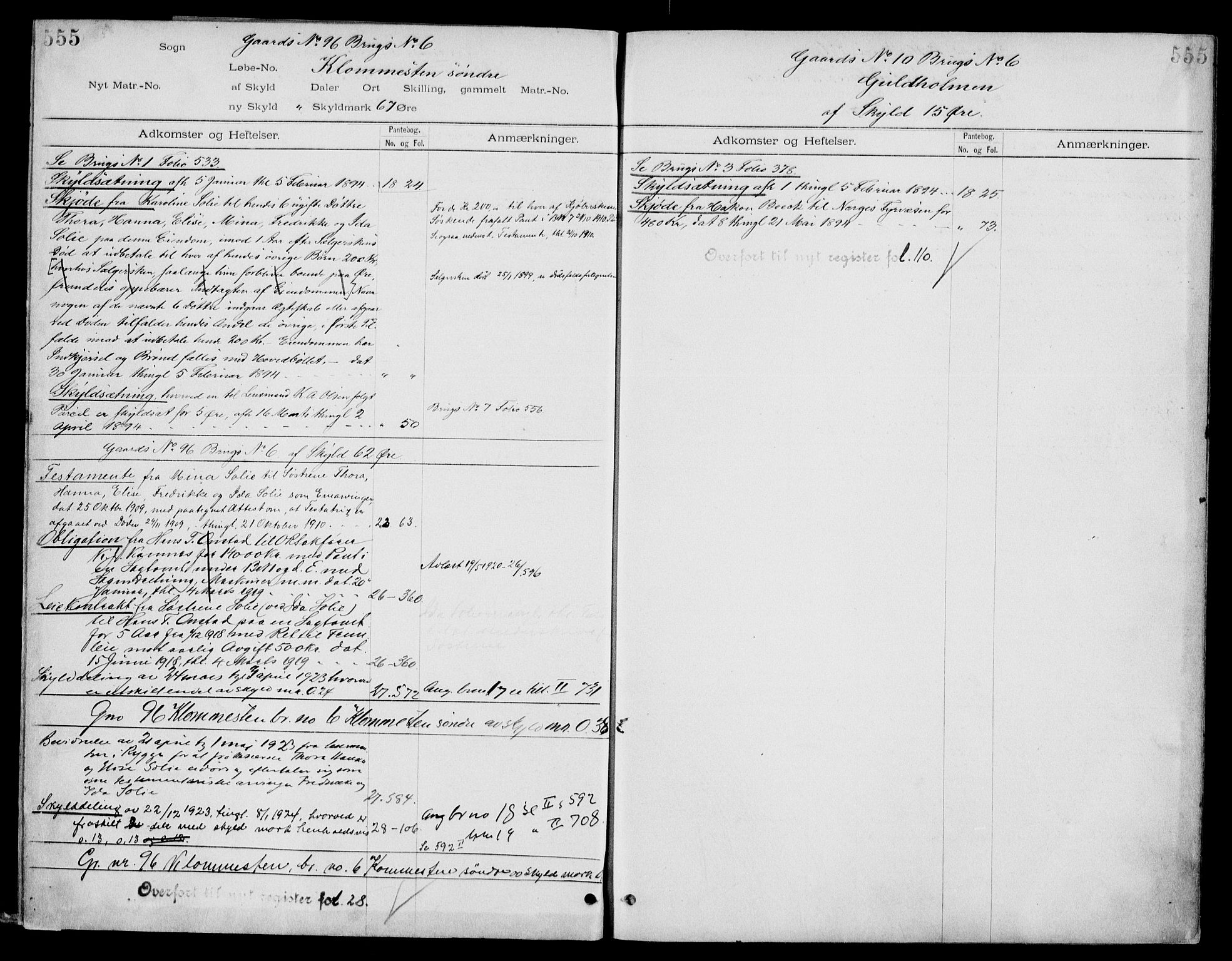 Moss sorenskriveri, SAO/A-10168: Panteregister nr. IV 3b, 1769-1926, s. 555