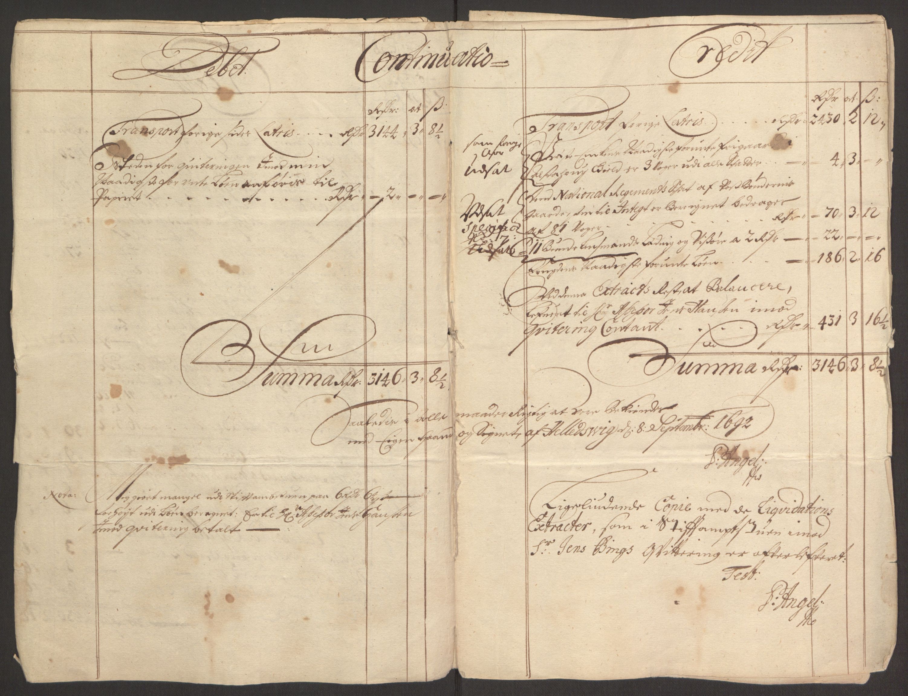 Rentekammeret inntil 1814, Reviderte regnskaper, Fogderegnskap, RA/EA-4092/R65/L4504: Fogderegnskap Helgeland, 1691-1692, s. 5