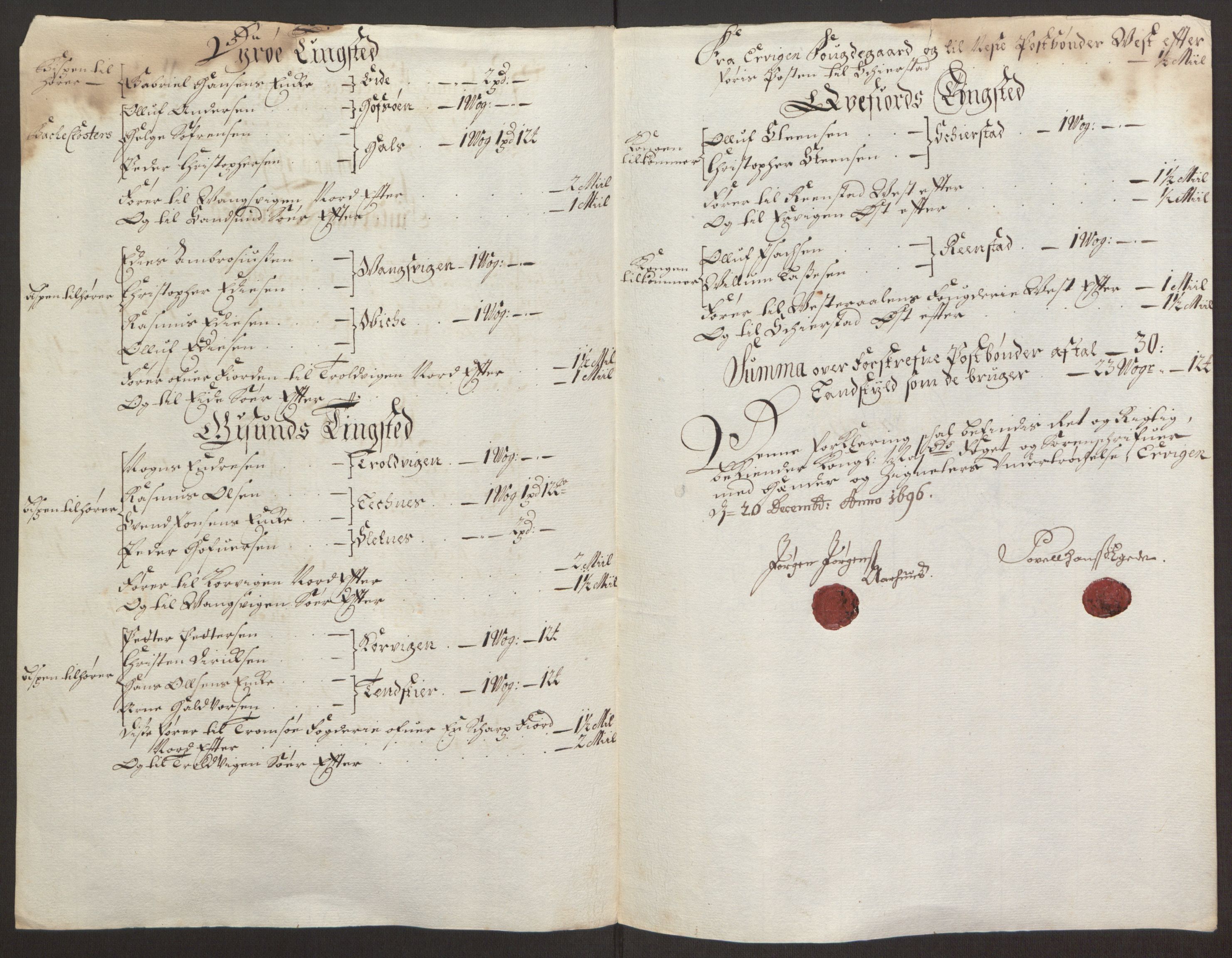 Rentekammeret inntil 1814, Reviderte regnskaper, Fogderegnskap, RA/EA-4092/R68/L4753: Fogderegnskap Senja og Troms, 1694-1696, s. 314