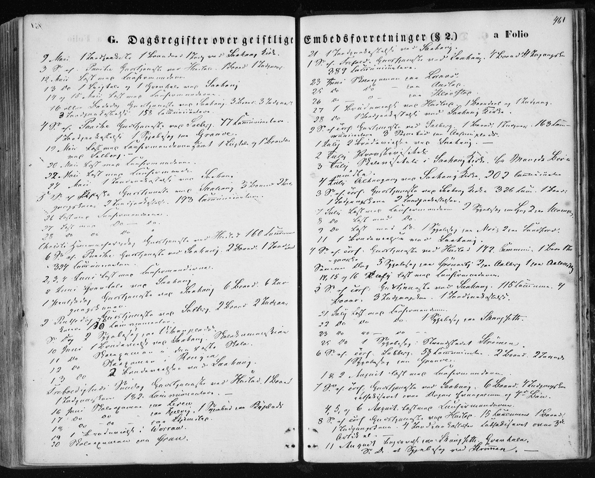 Ministerialprotokoller, klokkerbøker og fødselsregistre - Nord-Trøndelag, SAT/A-1458/730/L0283: Ministerialbok nr. 730A08, 1855-1865, s. 461