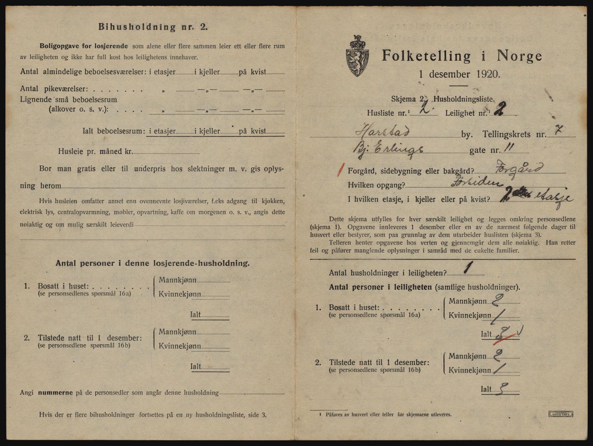 SATØ, Folketelling 1920 for 1901 Harstad ladested, 1920, s. 2015