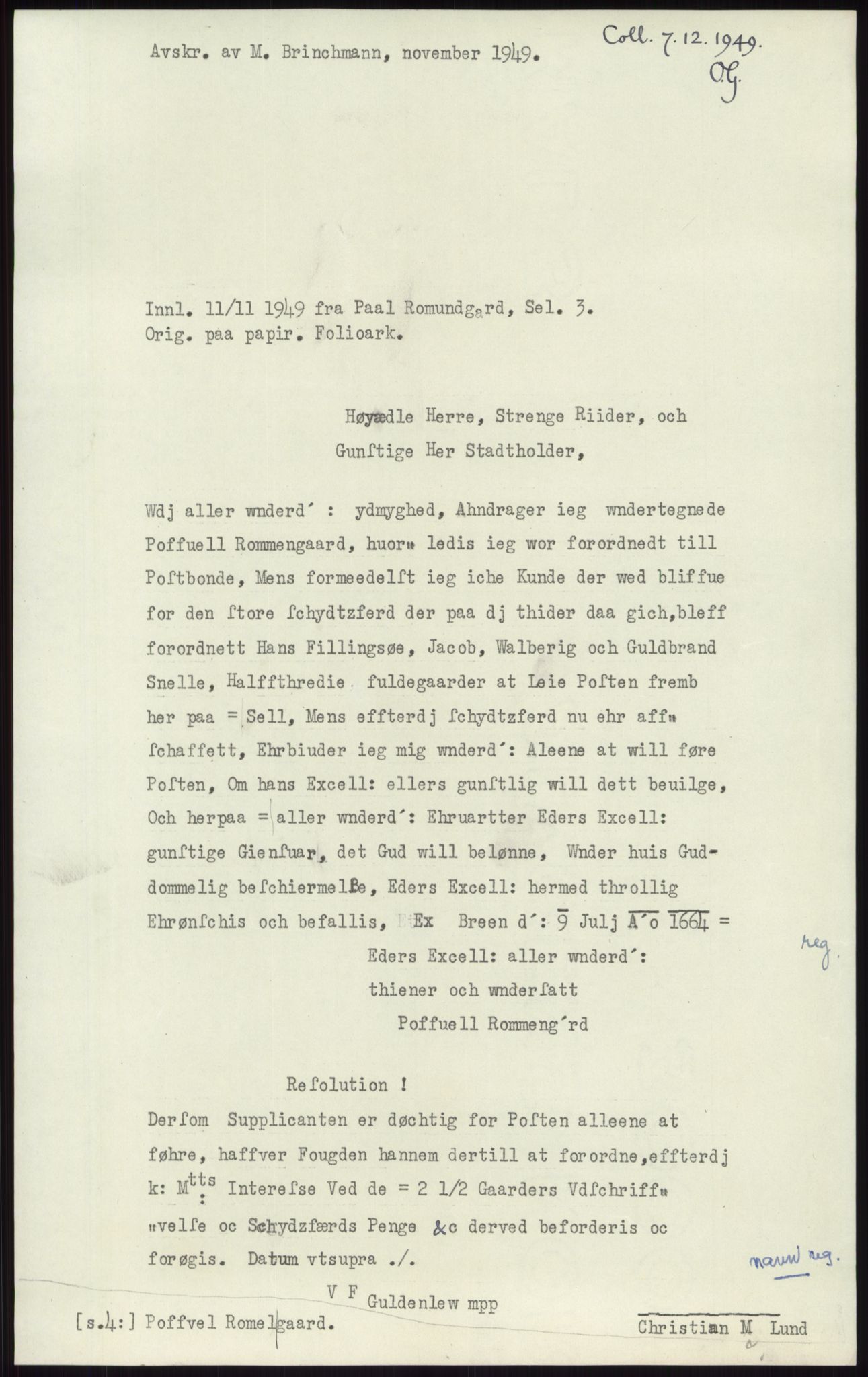 Samlinger til kildeutgivelse, Diplomavskriftsamlingen, AV/RA-EA-4053/H/Ha, s. 3286