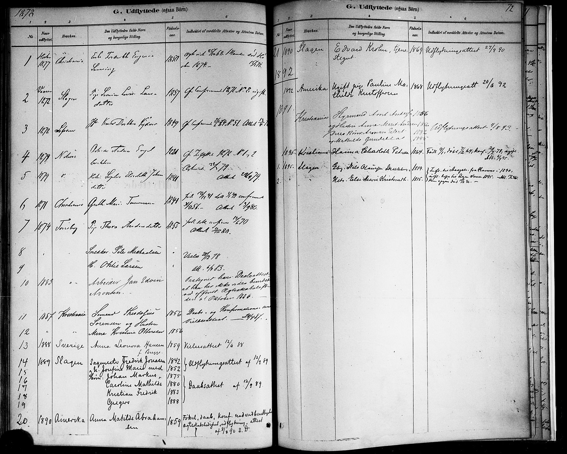 Borre kirkebøker, AV/SAKO-A-338/F/Fb/L0001: Ministerialbok nr. II 1, 1878-1892, s. 72