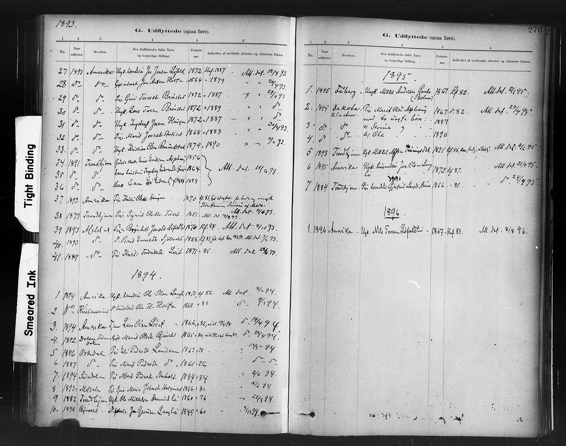 Ministerialprotokoller, klokkerbøker og fødselsregistre - Møre og Romsdal, SAT/A-1454/598/L1069: Ministerialbok nr. 598A03, 1882-1895, s. 276