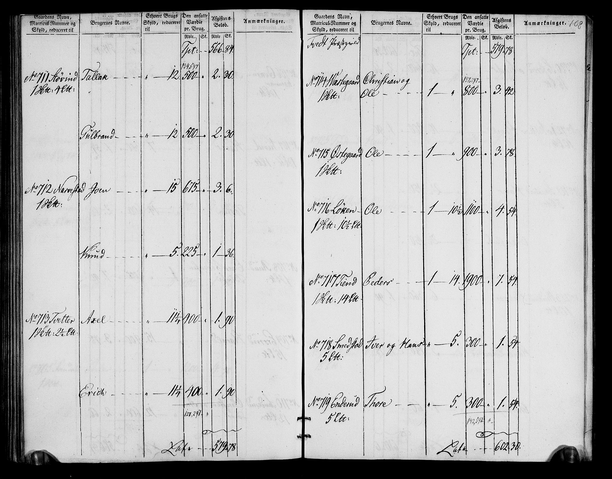 Rentekammeret inntil 1814, Realistisk ordnet avdeling, AV/RA-EA-4070/N/Ne/Nea/L0018: Nedre Romerike fogderi. Oppebørselsregister, 1803-1804, s. 112