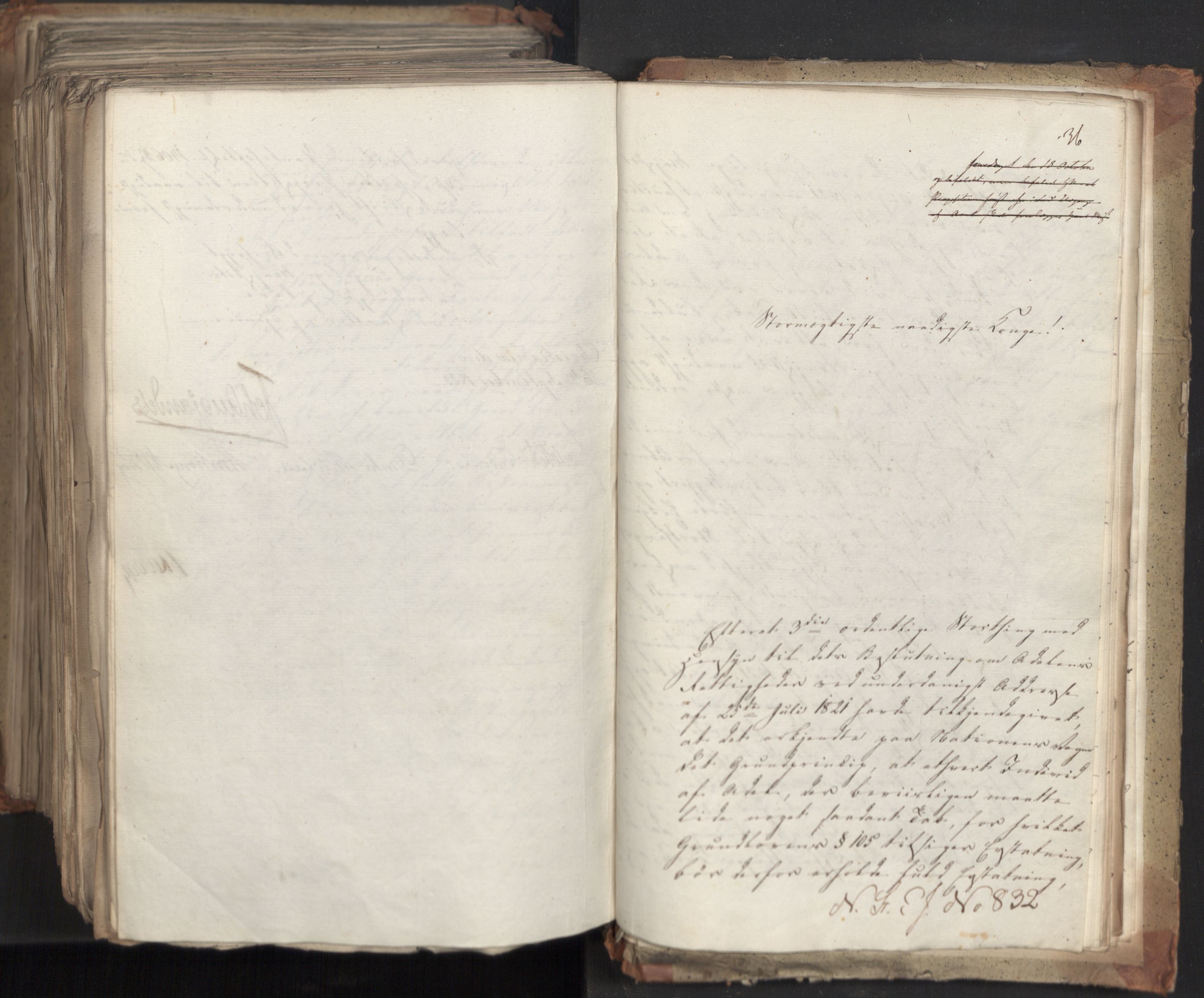 Statsrådsavdelingen i Stockholm, AV/RA-S-1003/D/Da/L0035: Regjeringsinnstillinger nr. 541-840, 1823, s. 785