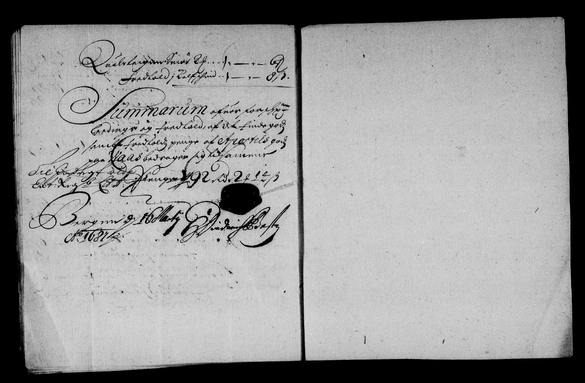 Rentekammeret inntil 1814, Reviderte regnskaper, Stiftamtstueregnskaper, Bergen stiftamt, AV/RA-EA-6043/R/Rc/L0079: Bergen stiftamt, 1685-1686