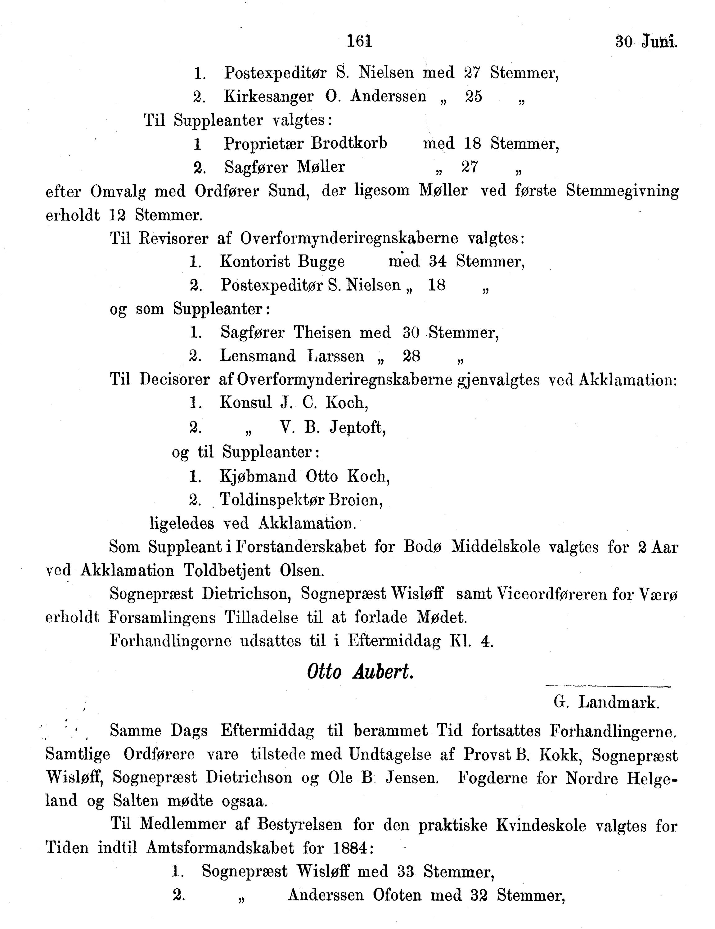 Nordland Fylkeskommune. Fylkestinget, AIN/NFK-17/176/A/Ac/L0014: Fylkestingsforhandlinger 1881-1885, 1881-1885