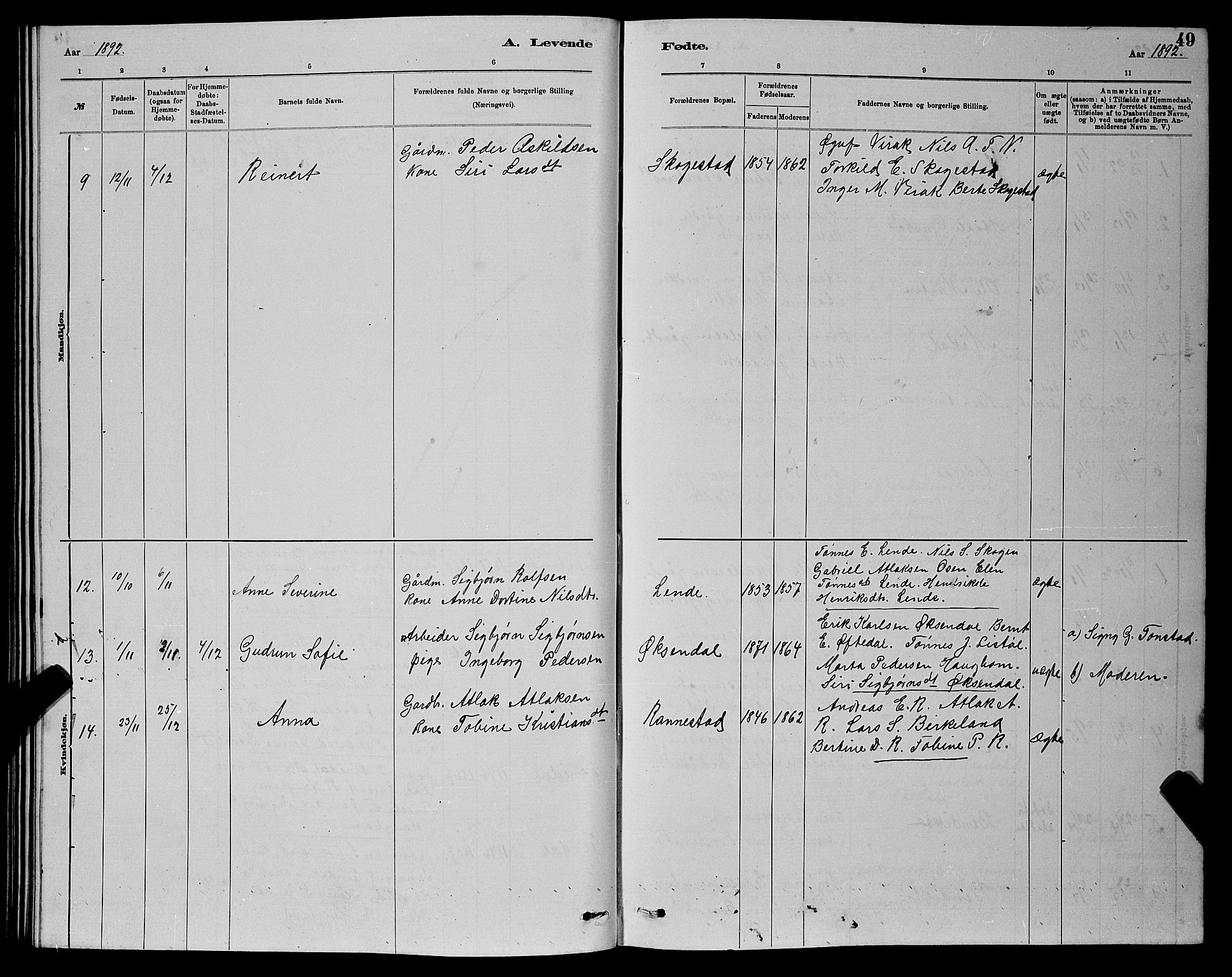 Bakke sokneprestkontor, AV/SAK-1111-0002/F/Fb/Fba/L0002: Klokkerbok nr. B 2, 1879-1893, s. 50