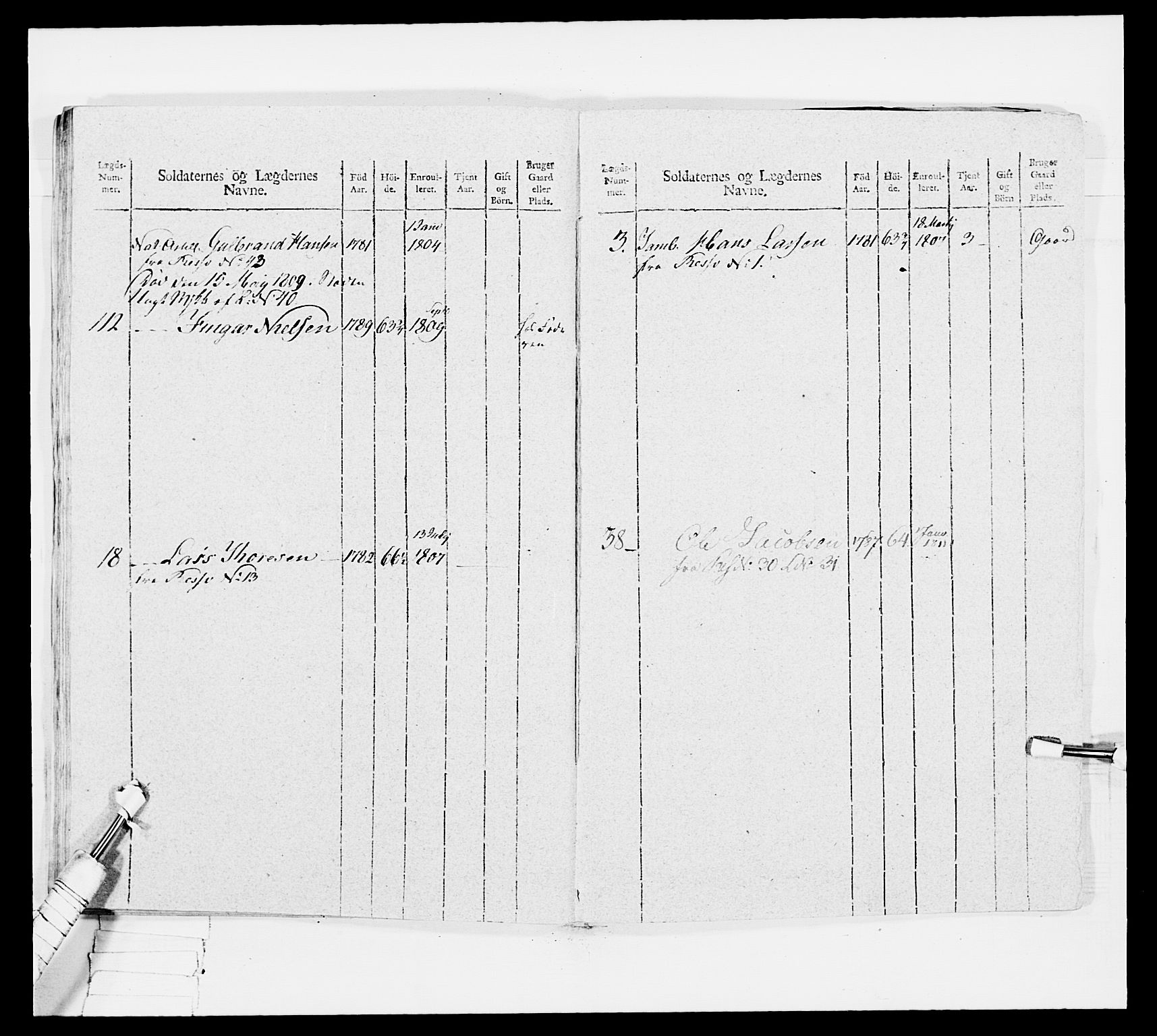 Generalitets- og kommissariatskollegiet, Det kongelige norske kommissariatskollegium, AV/RA-EA-5420/E/Eh/L0033: Nordafjelske gevorbne infanteriregiment, 1810, s. 462