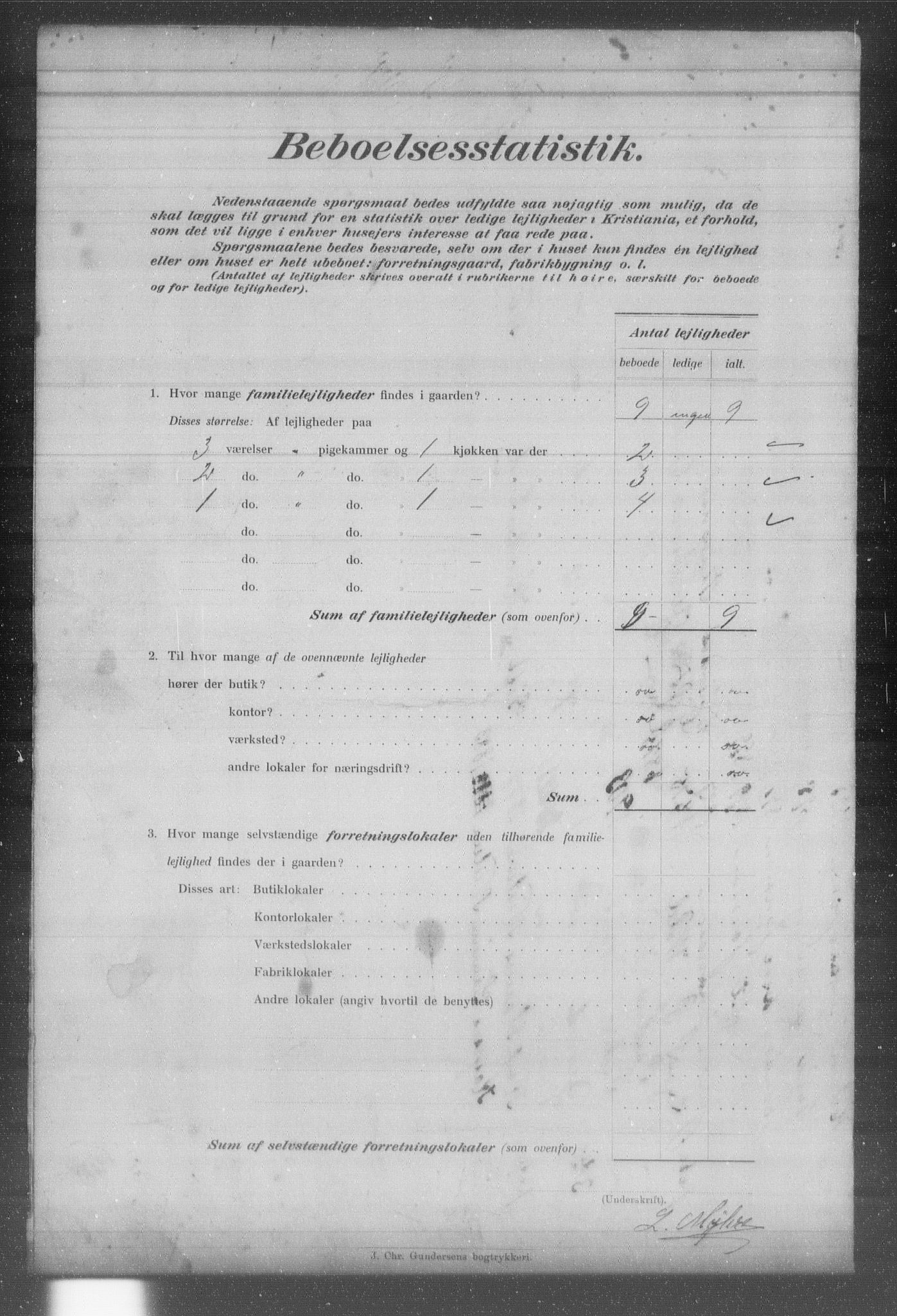 OBA, Kommunal folketelling 31.12.1903 for Kristiania kjøpstad, 1903, s. 1831