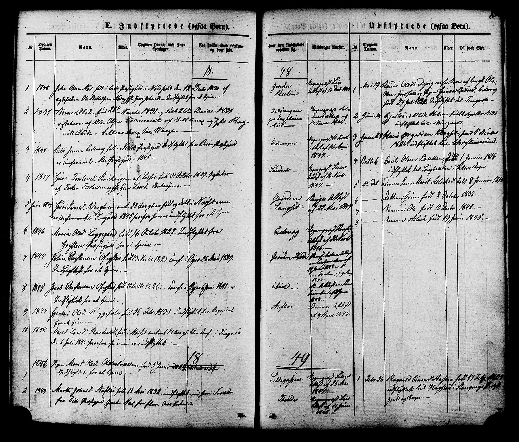 Ministerialprotokoller, klokkerbøker og fødselsregistre - Møre og Romsdal, SAT/A-1454/551/L0625: Ministerialbok nr. 551A05, 1846-1879, s. 294
