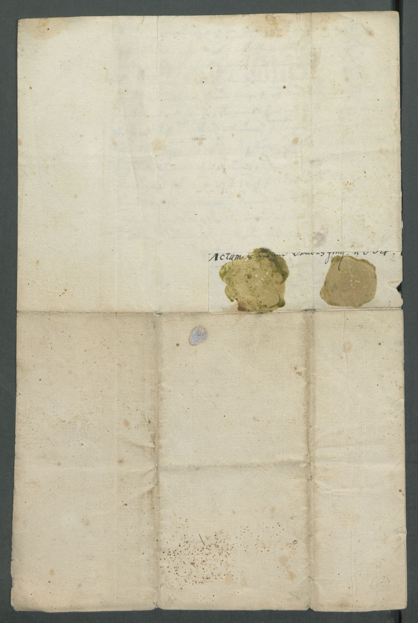 Riksarkivets diplomsamling, AV/RA-EA-5965/F02/L0170: Dokumenter, 1664-1666, s. 47