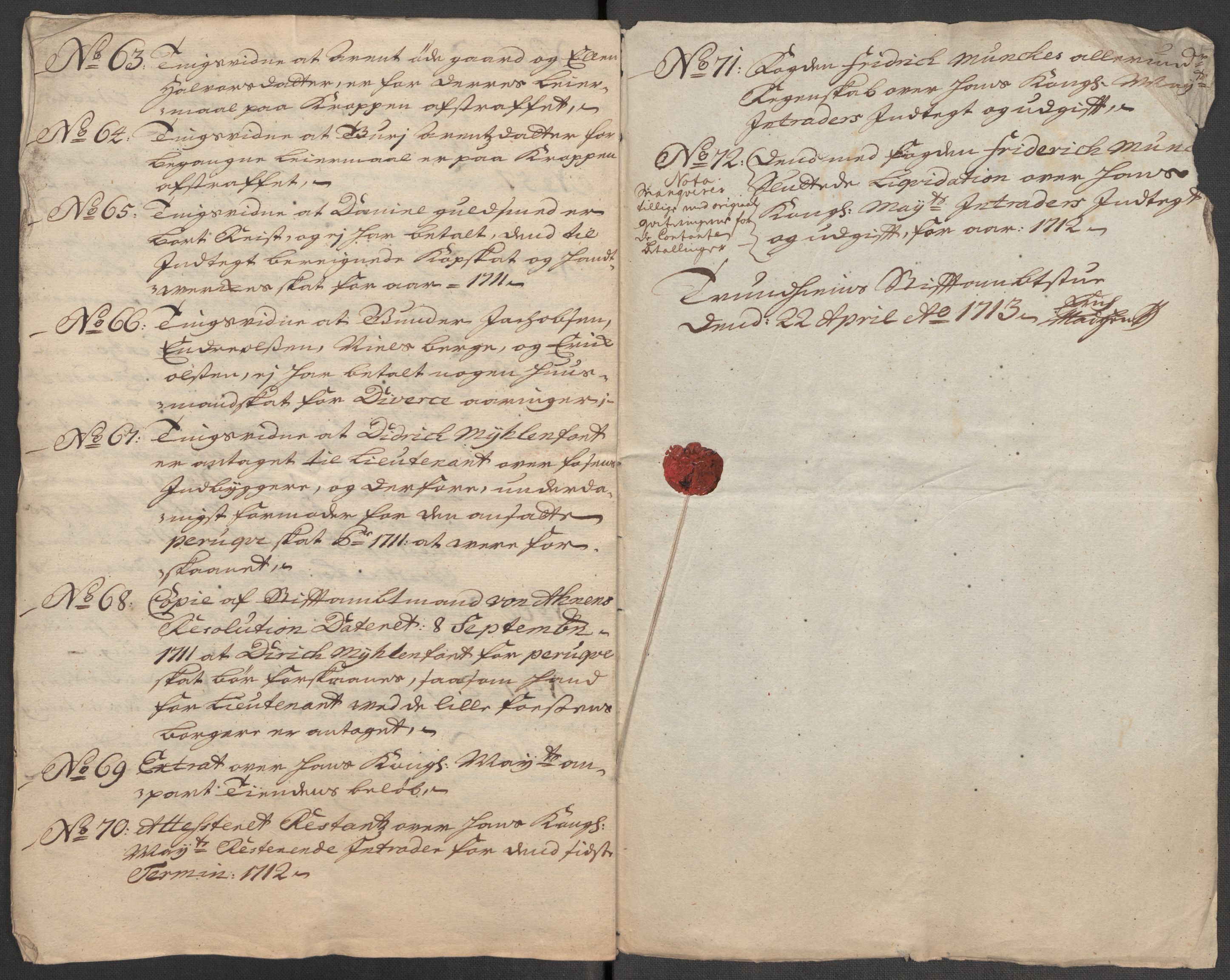 Rentekammeret inntil 1814, Reviderte regnskaper, Fogderegnskap, RA/EA-4092/R56/L3746: Fogderegnskap Nordmøre, 1712, s. 25