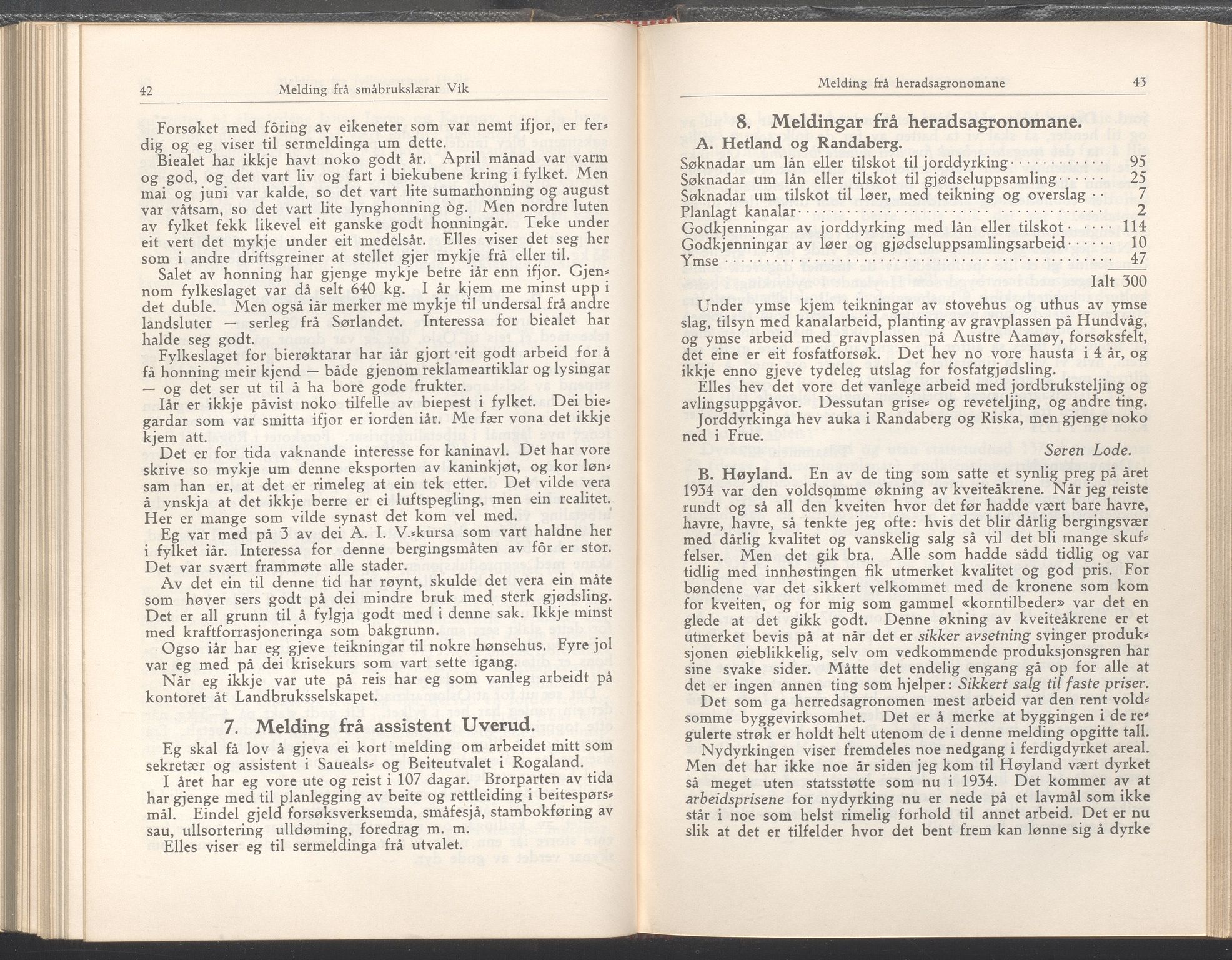 Rogaland fylkeskommune - Fylkesrådmannen , IKAR/A-900/A/Aa/Aaa/L0054: Møtebok , 1935, s. 42-43