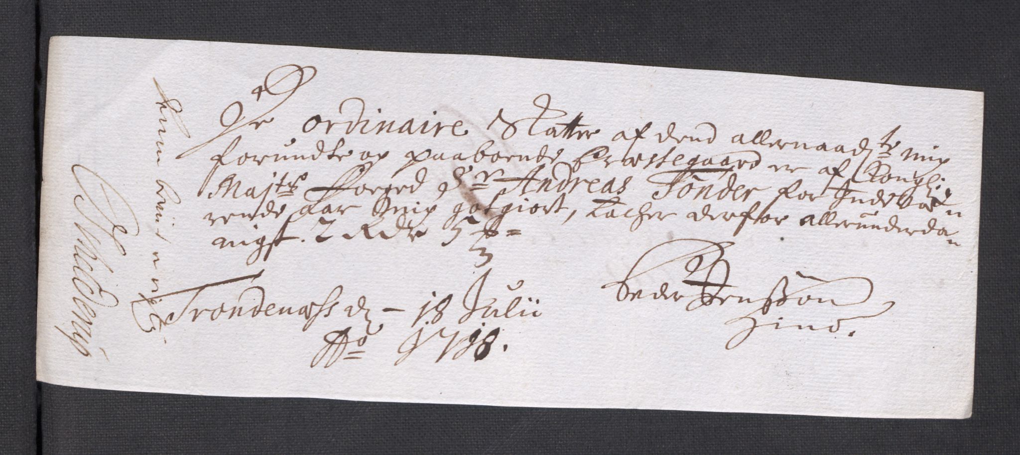 Rentekammeret inntil 1814, Reviderte regnskaper, Fogderegnskap, AV/RA-EA-4092/R68/L4764: Fogderegnskap Senja og Troms, 1718, s. 410