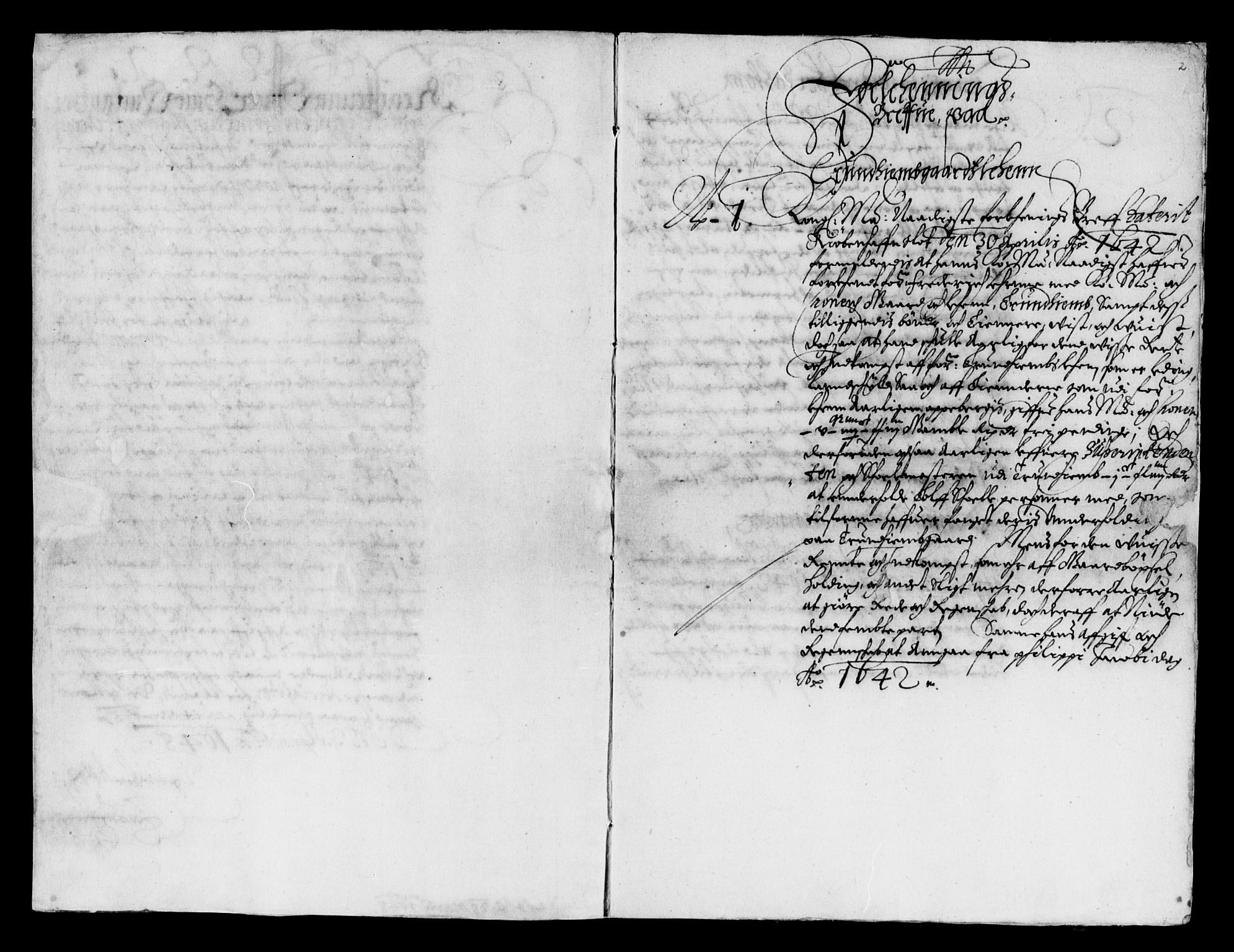 Rentekammeret inntil 1814, Reviderte regnskaper, Lensregnskaper, AV/RA-EA-5023/R/Rb/Rbw/L0089: Trondheim len, 1642-1647