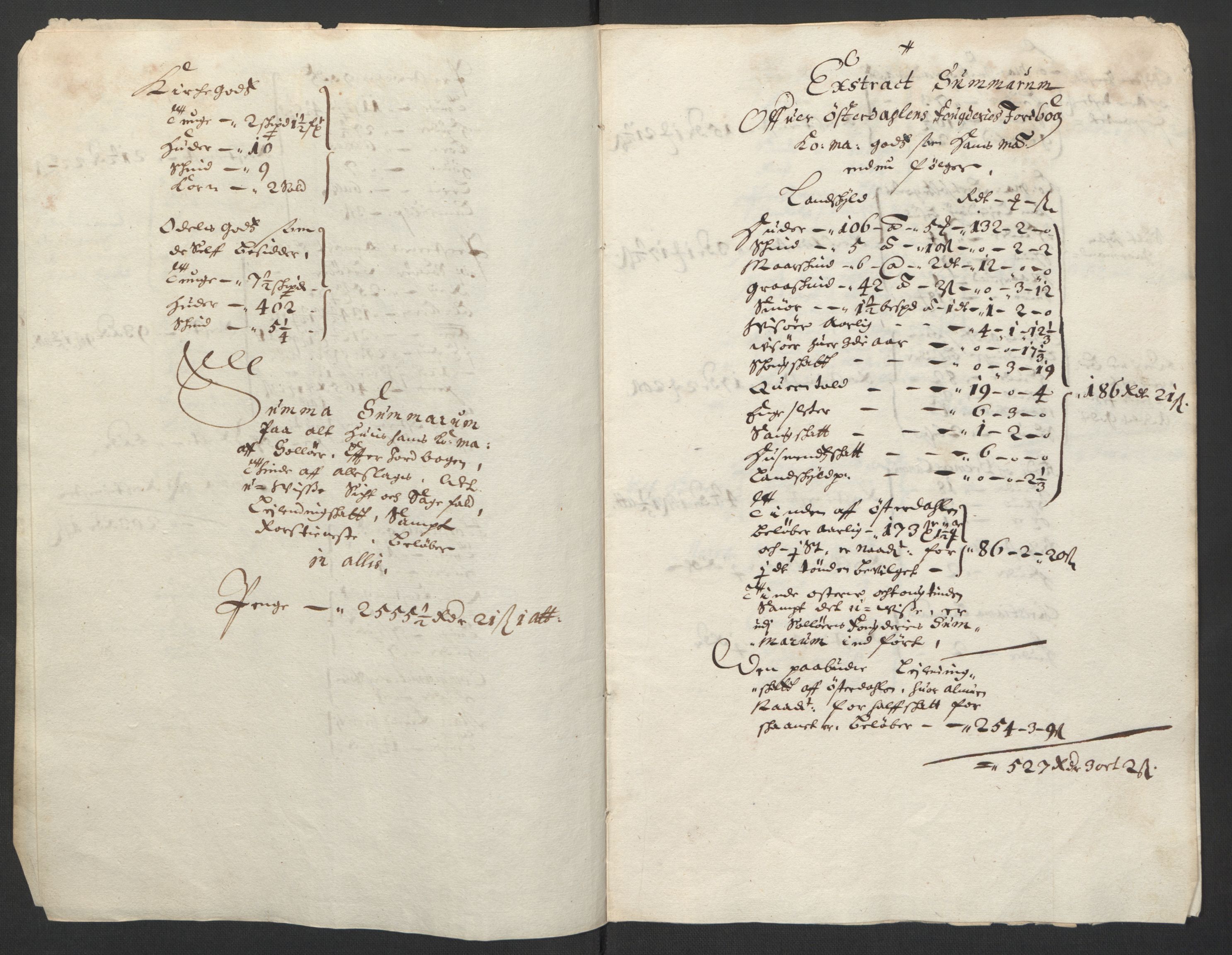 Rentekammeret inntil 1814, Realistisk ordnet avdeling, RA/EA-4070/L/L0010/0003: Oppland lagdømme: / Ekstrakt over Solør fogderis jordebok, 1661