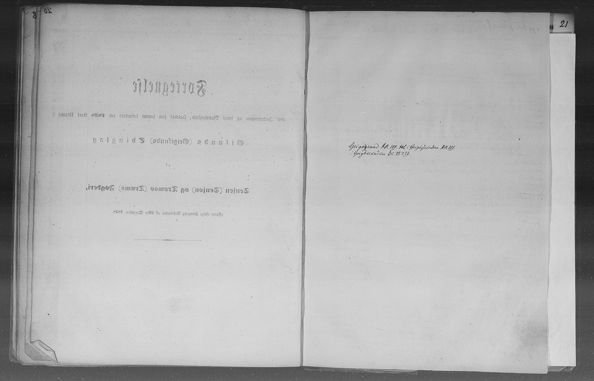 Rygh, AV/RA-PA-0034/F/Fb/L0015/0003: Matrikkelen for 1838 / Matrikkelen for 1838 - Tromsø amt (Troms fylke), 1838, s. 20b